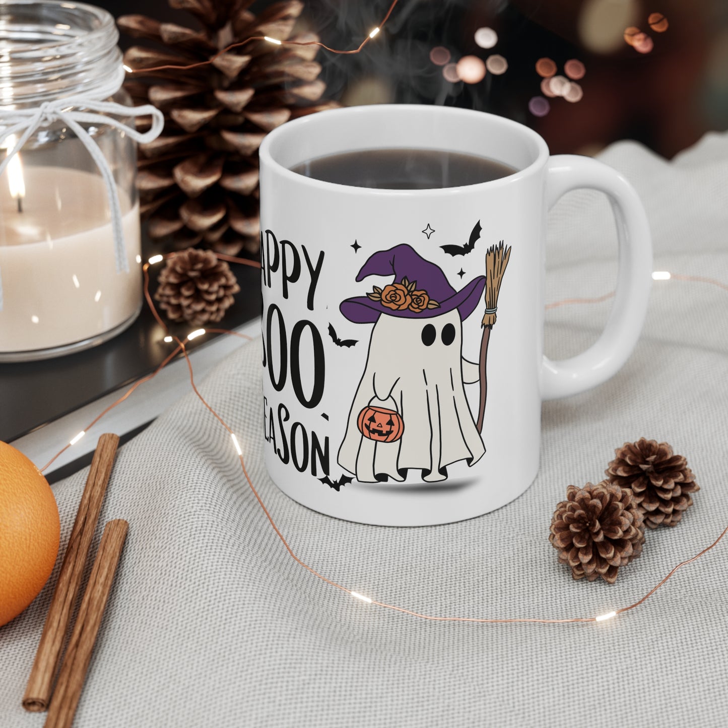 Taza de Cerámica 11oz - Halloween - Pequeño Fantasma - 21
