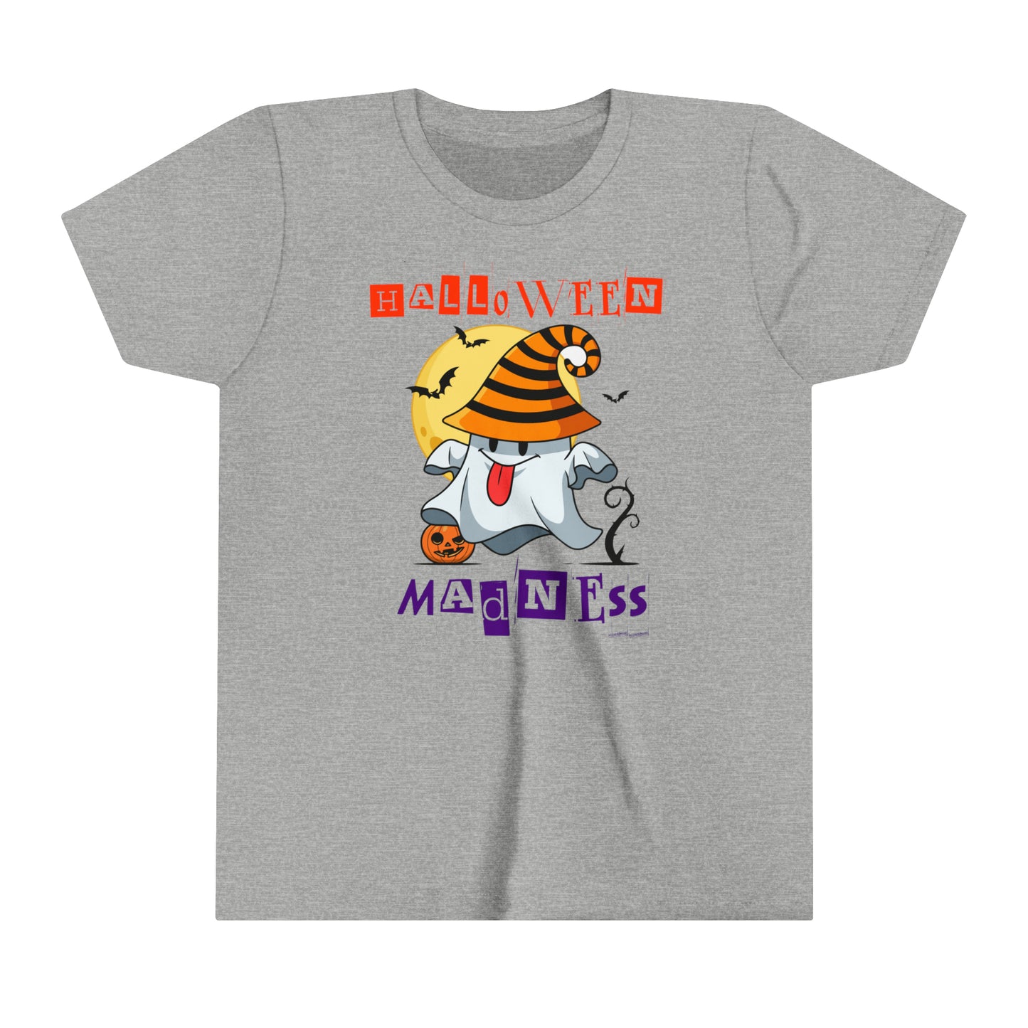 T-shirt à manches courtes pour jeunes - Halloween - Petit Fantôme - 04