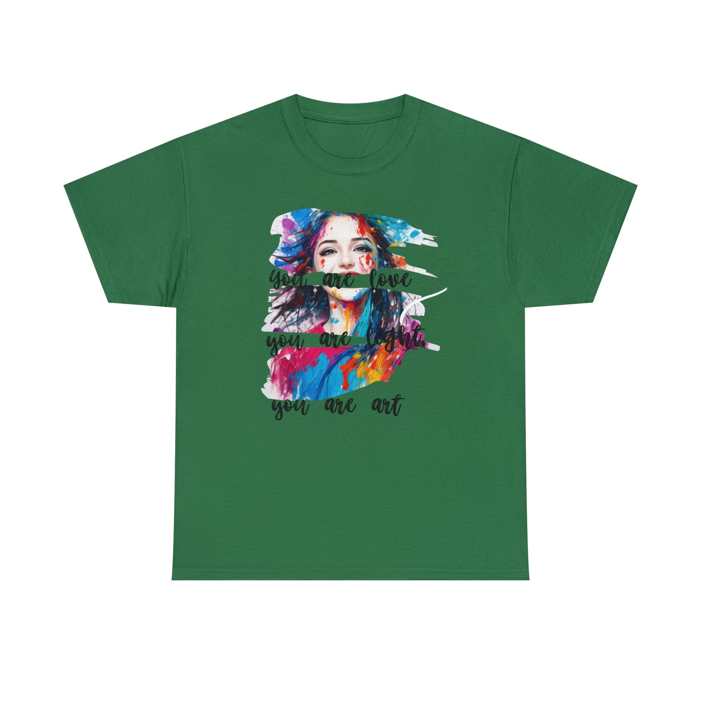 Camiseta unisex de algodón pesado - Amor y libertad - 03