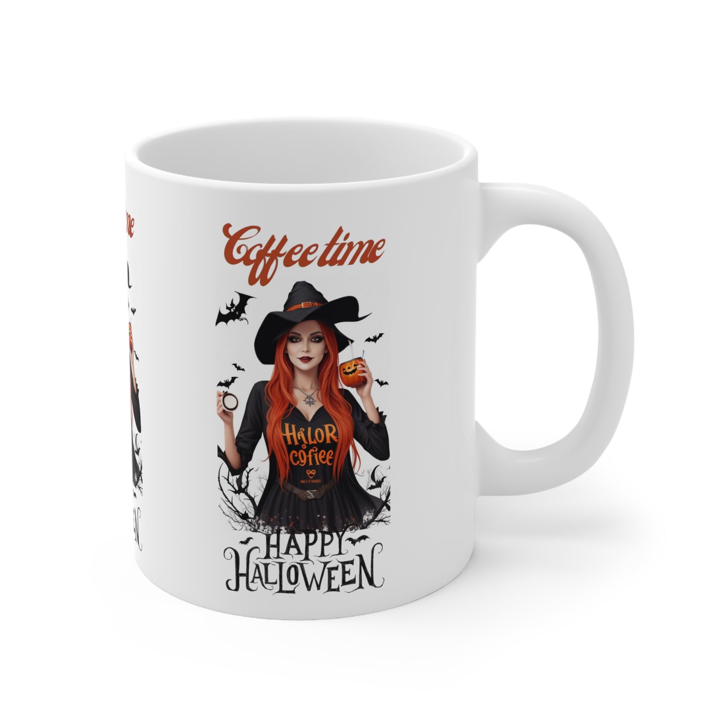 Mug en céramique 11oz - Sorcière d'Halloween - 05