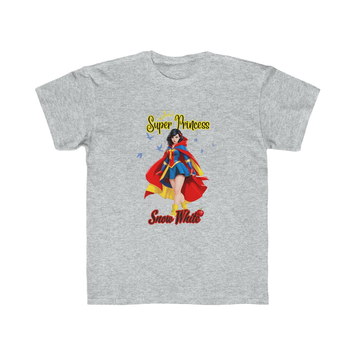 Camiseta de corte regular para niños - Princesas Heroína Blancanieves - 02