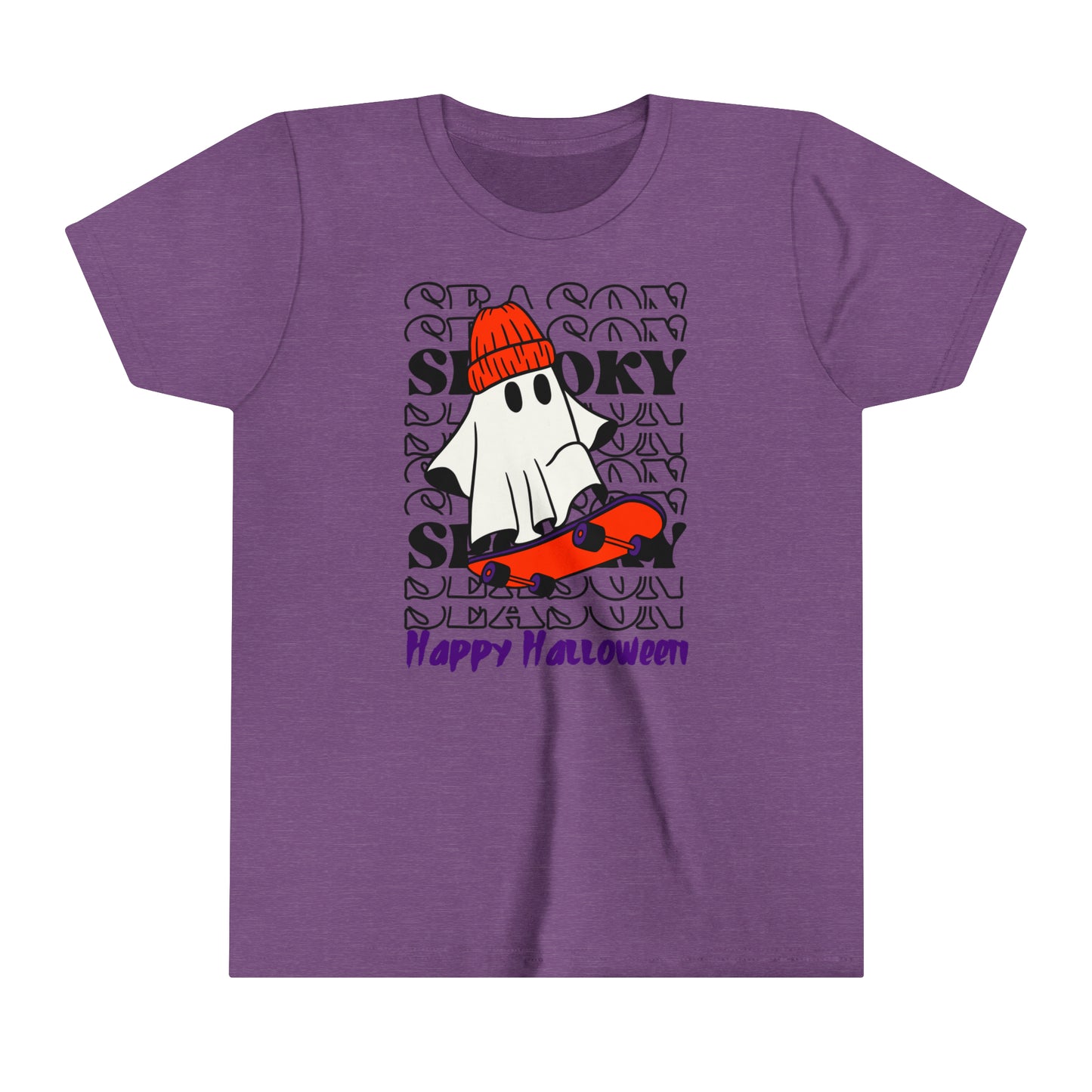 T-shirt à manches courtes pour jeunes - Halloween - Petit Fantôme - 02