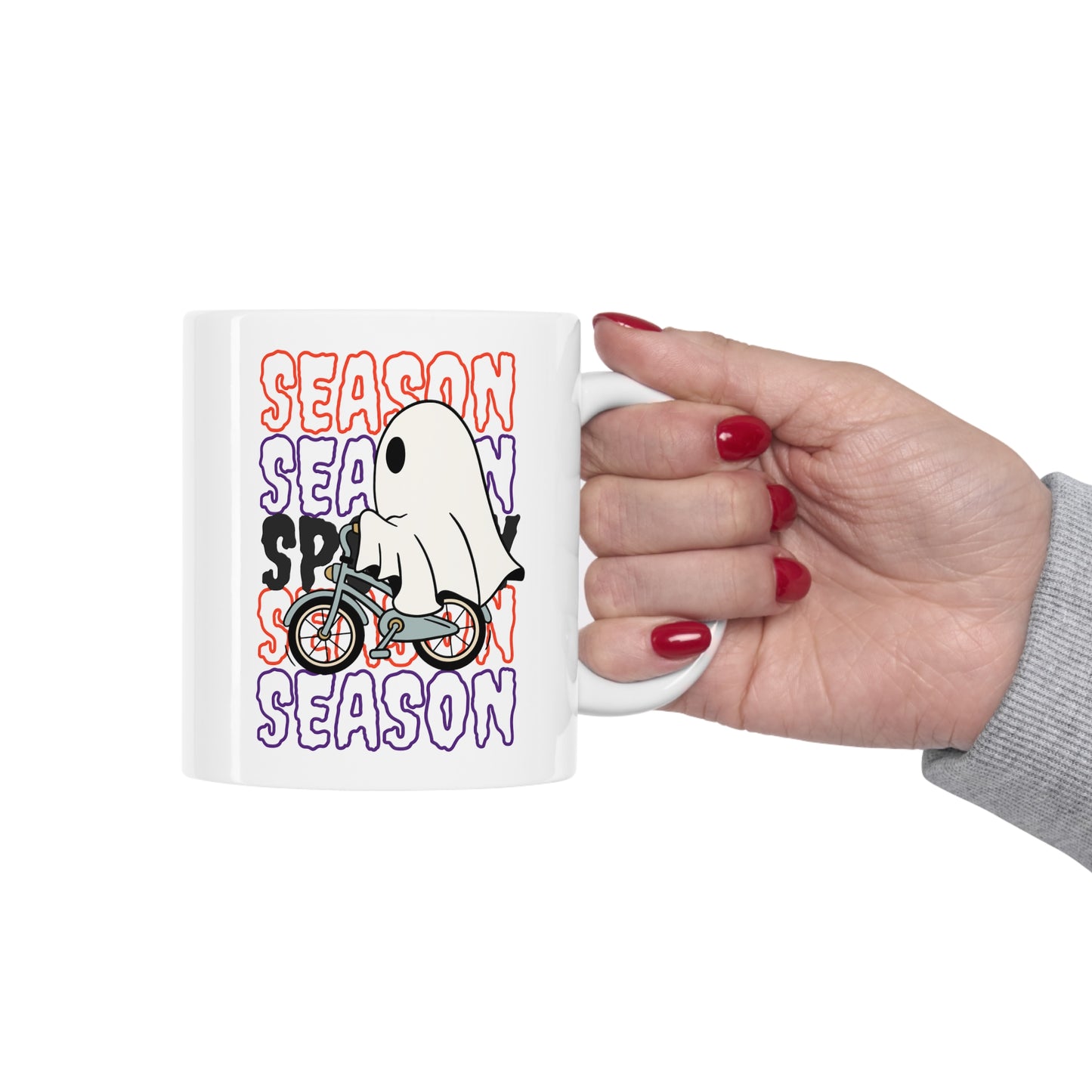 Mug en céramique 11oz - Halloween - Petit Fantôme - 18