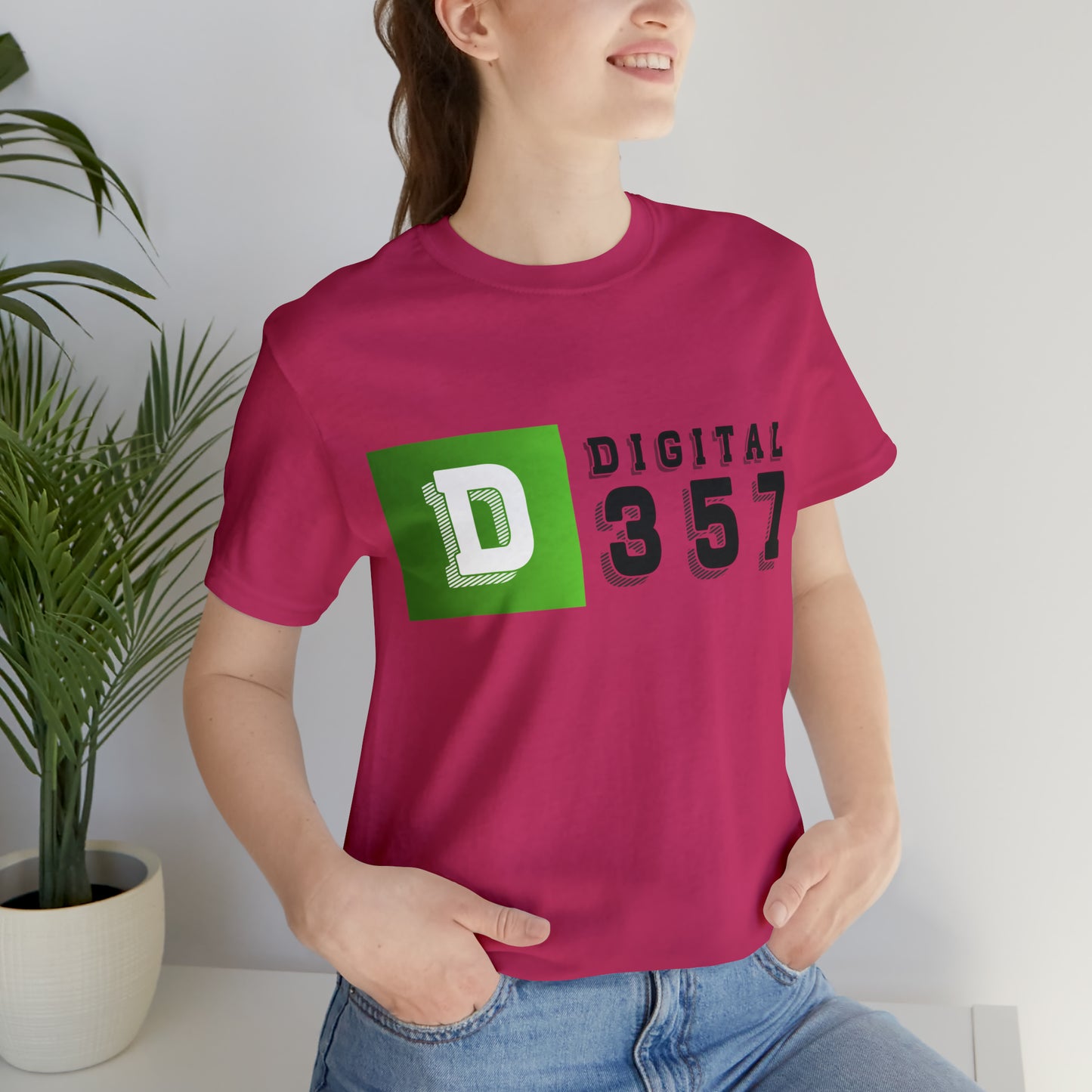 Camiseta de manga corta de jersey unisex - Nuestra marca - 01