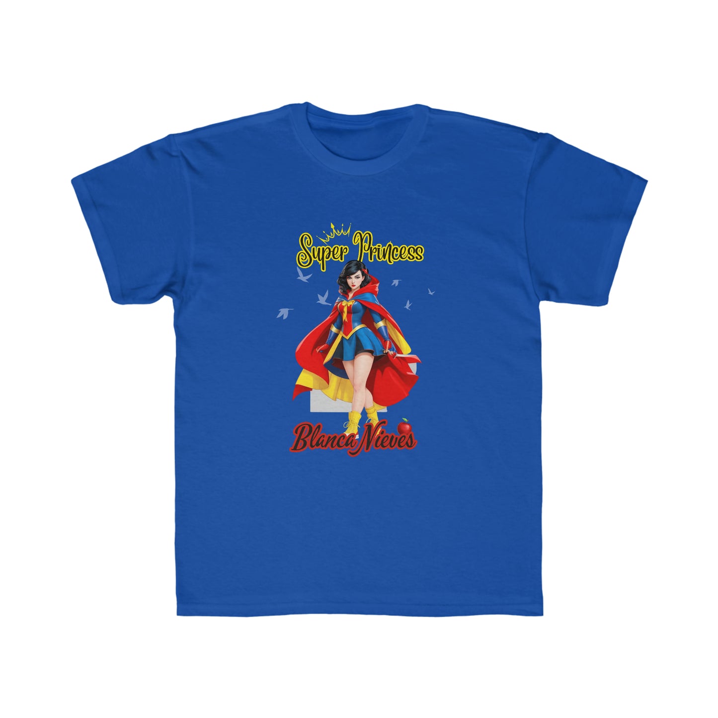 Camiseta de corte regular para niños - Princesas Heroína Blancanieves - 01