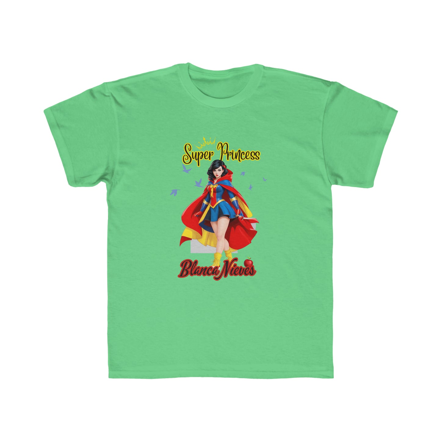 Camiseta de corte regular para niños - Princesas Heroína Blancanieves - 01