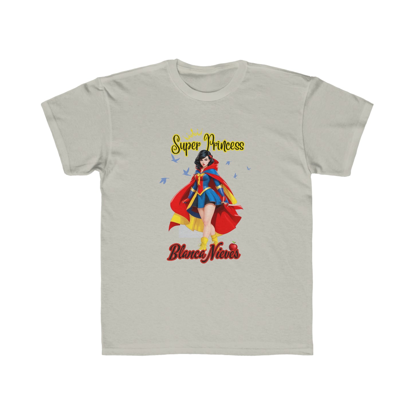 Camiseta de corte regular para niños - Princesas Heroína Blancanieves - 01
