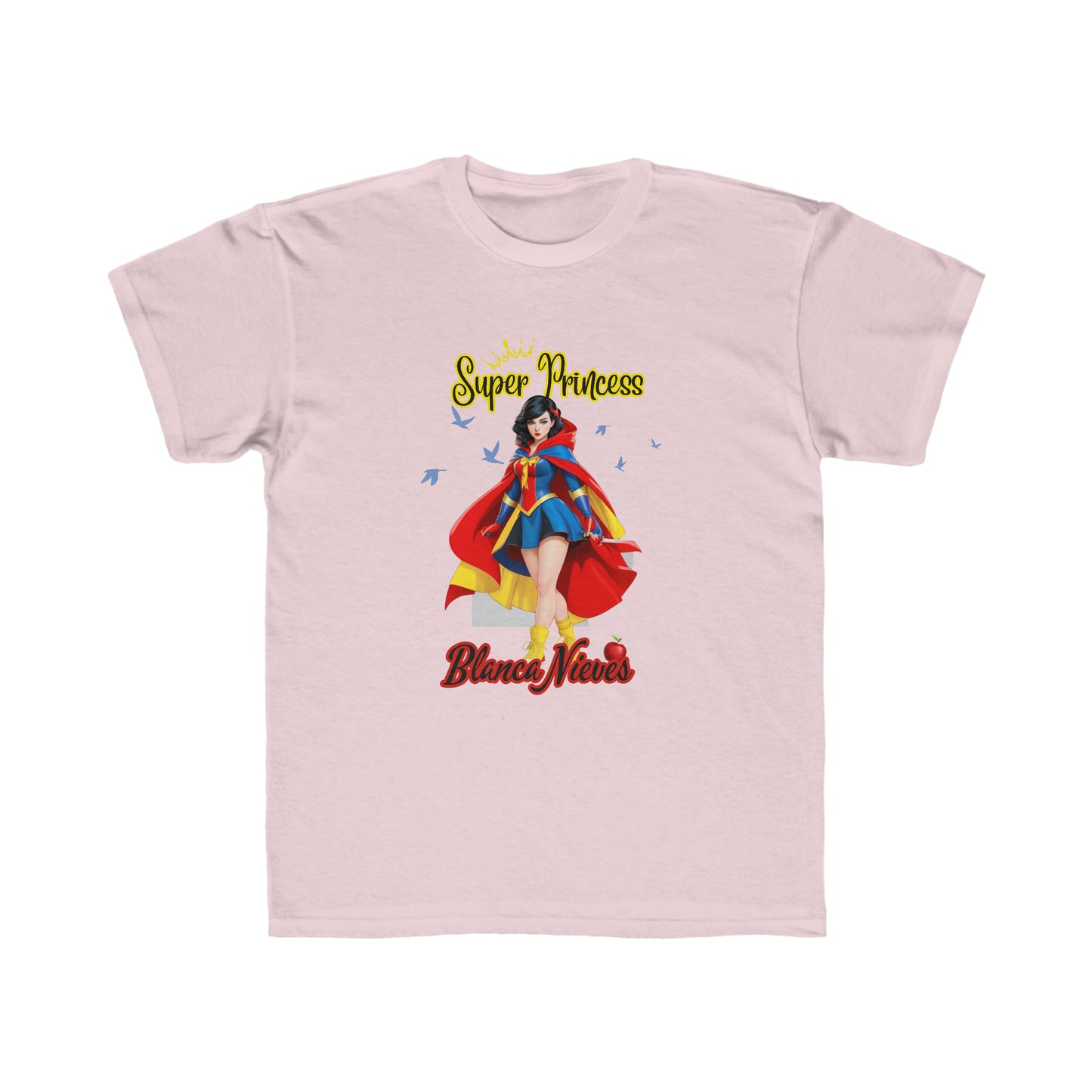 Camiseta de corte regular para niños - Princesas Heroína Blancanieves - 01