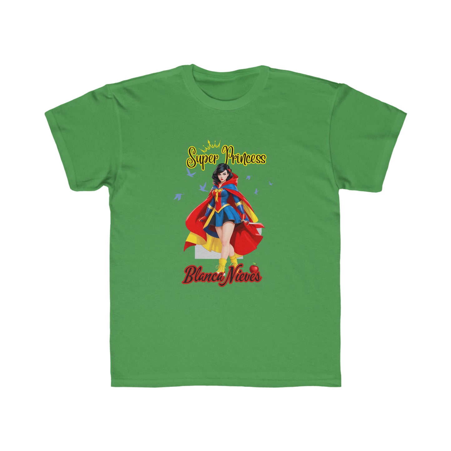 Camiseta de corte regular para niños - Princesas Heroína Blancanieves - 01