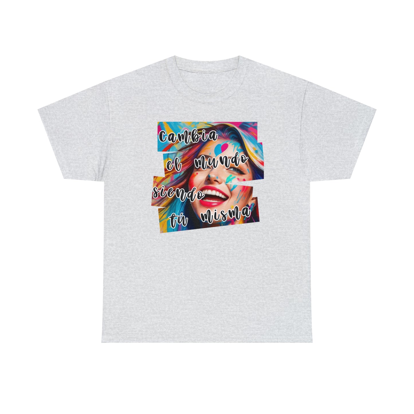 Camiseta unisex de algodón pesado - Amor y libertad - 01