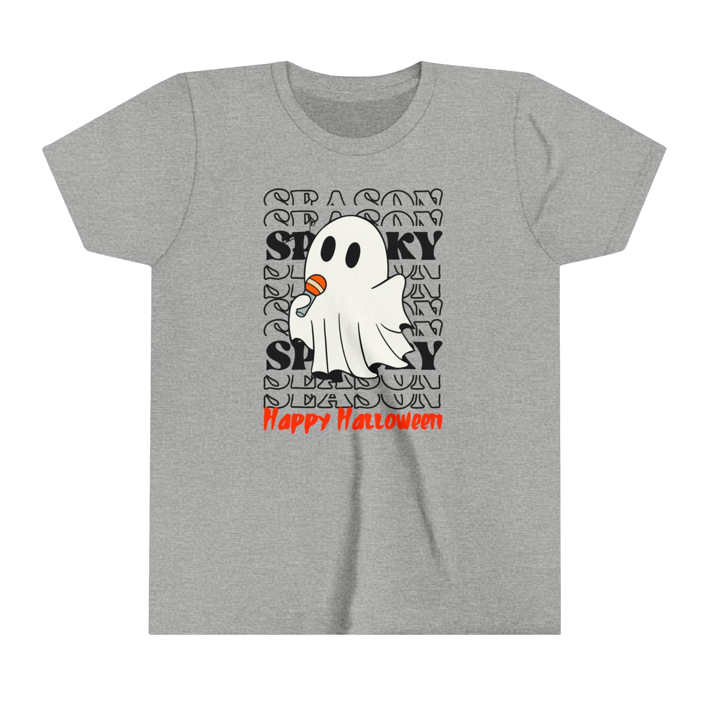 T-shirt à manches courtes pour jeunes - Halloween - Petit Fantôme - 06