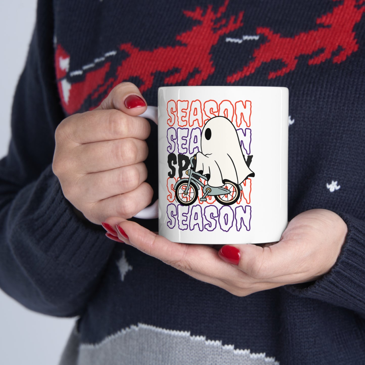 Mug en céramique 11oz - Halloween - Petit Fantôme - 18