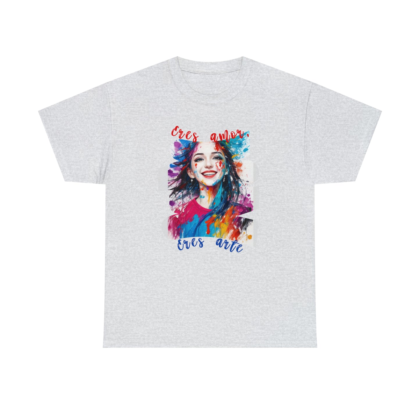 Camiseta unisex de algodón pesado - Amor y libertad - 05