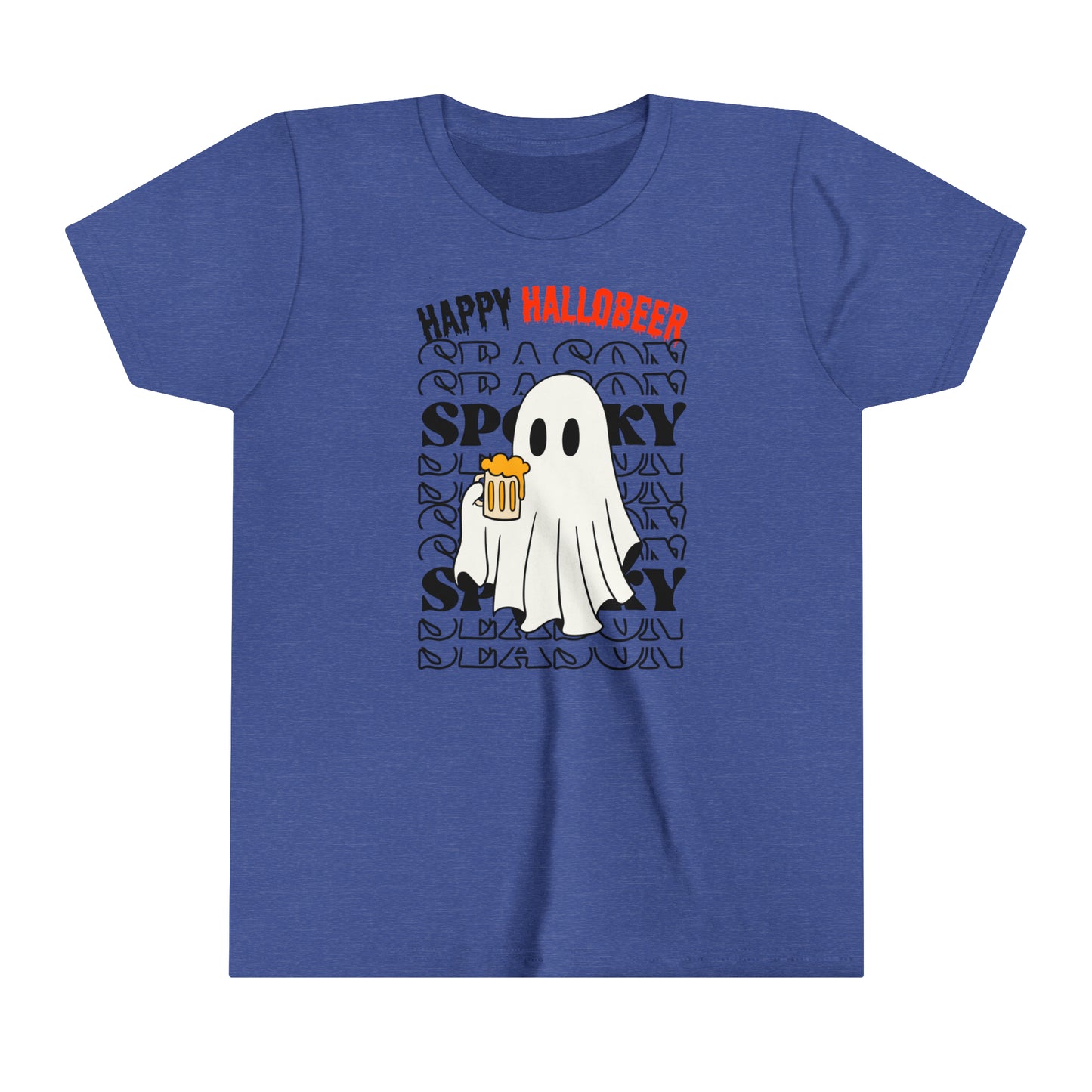 T-shirt à manches courtes pour jeunes - Halloween - Petit Fantôme - 01