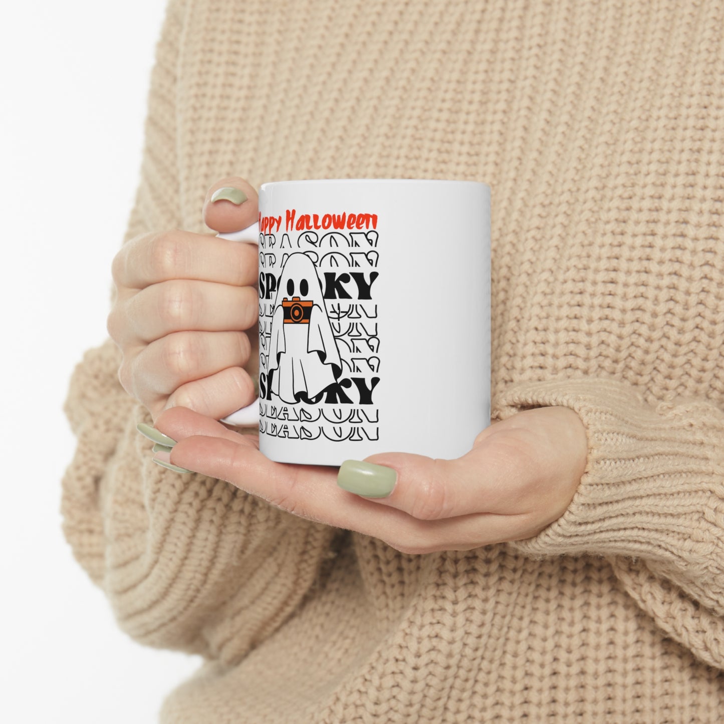 Mug en céramique 11oz - Halloween - Petit Fantôme - 08