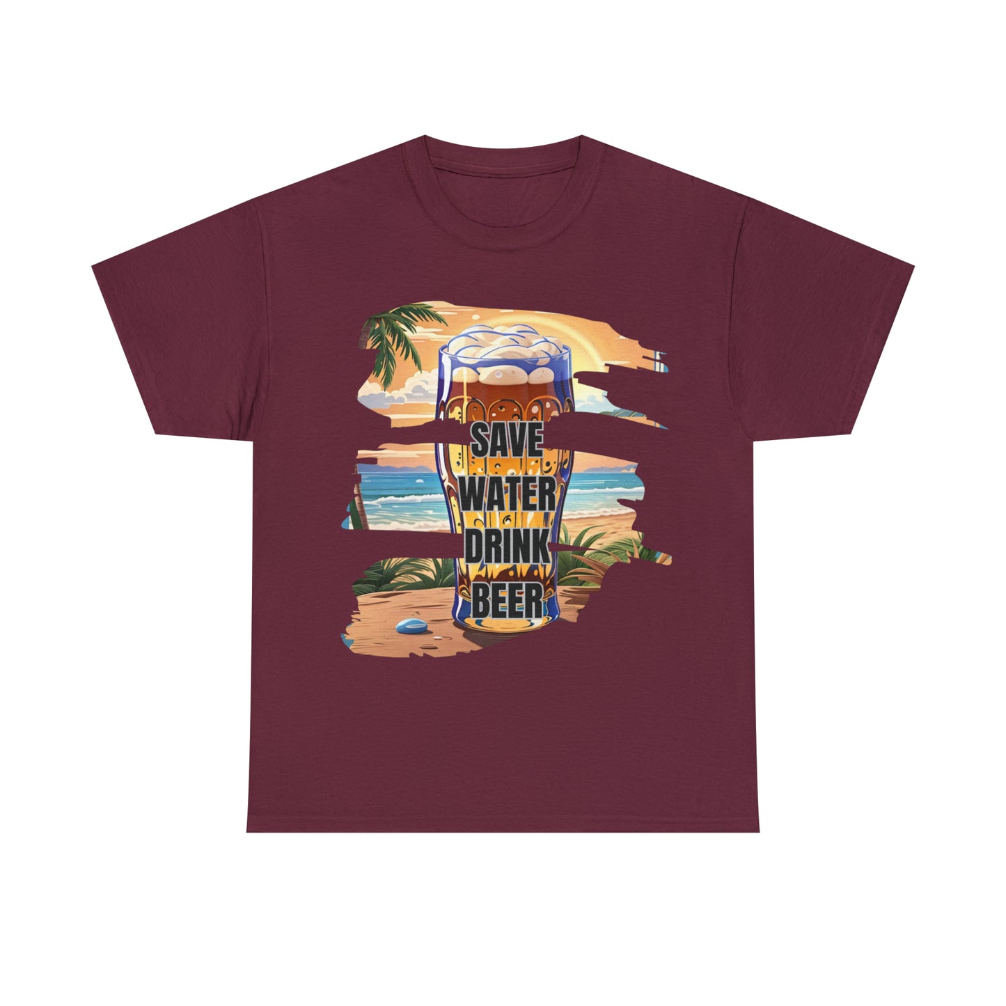 Camiseta unisex de algodón pesado - Vaso de cerveza