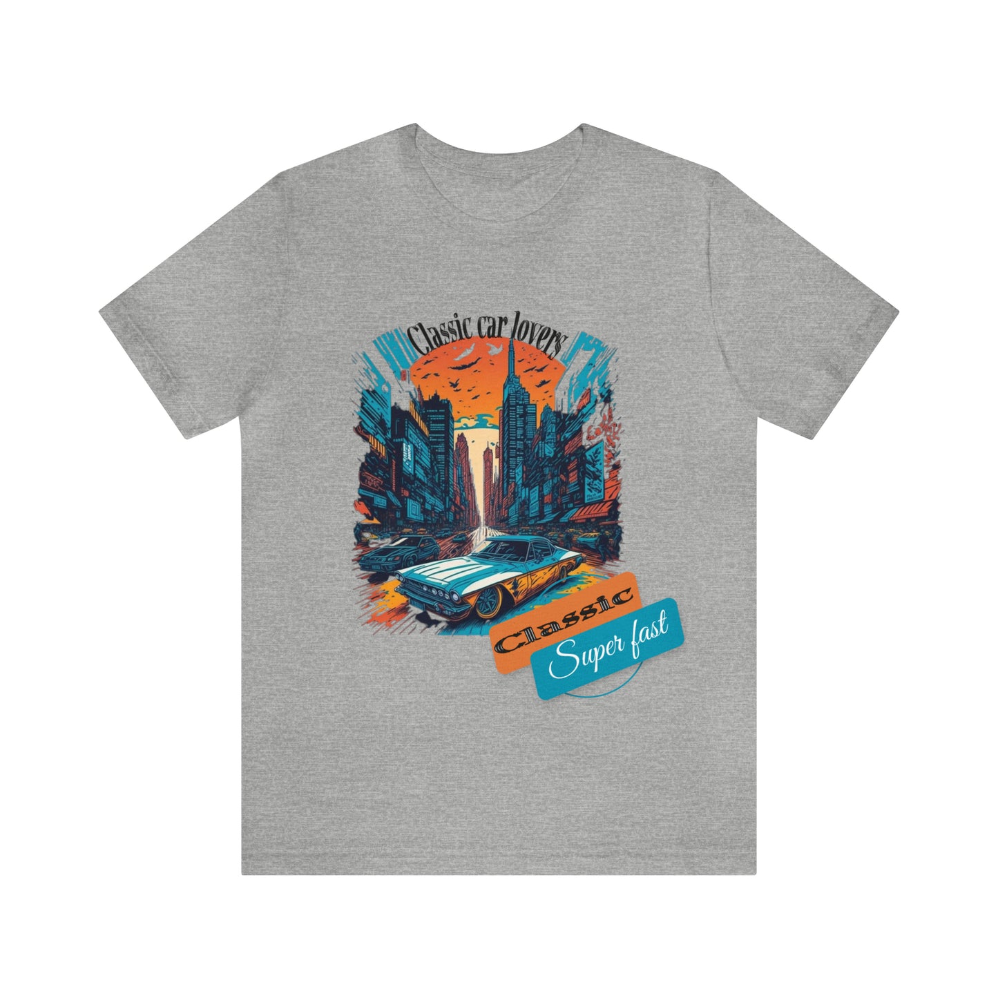 Camiseta Jersey Manga Corta - Coche Clásico - 01