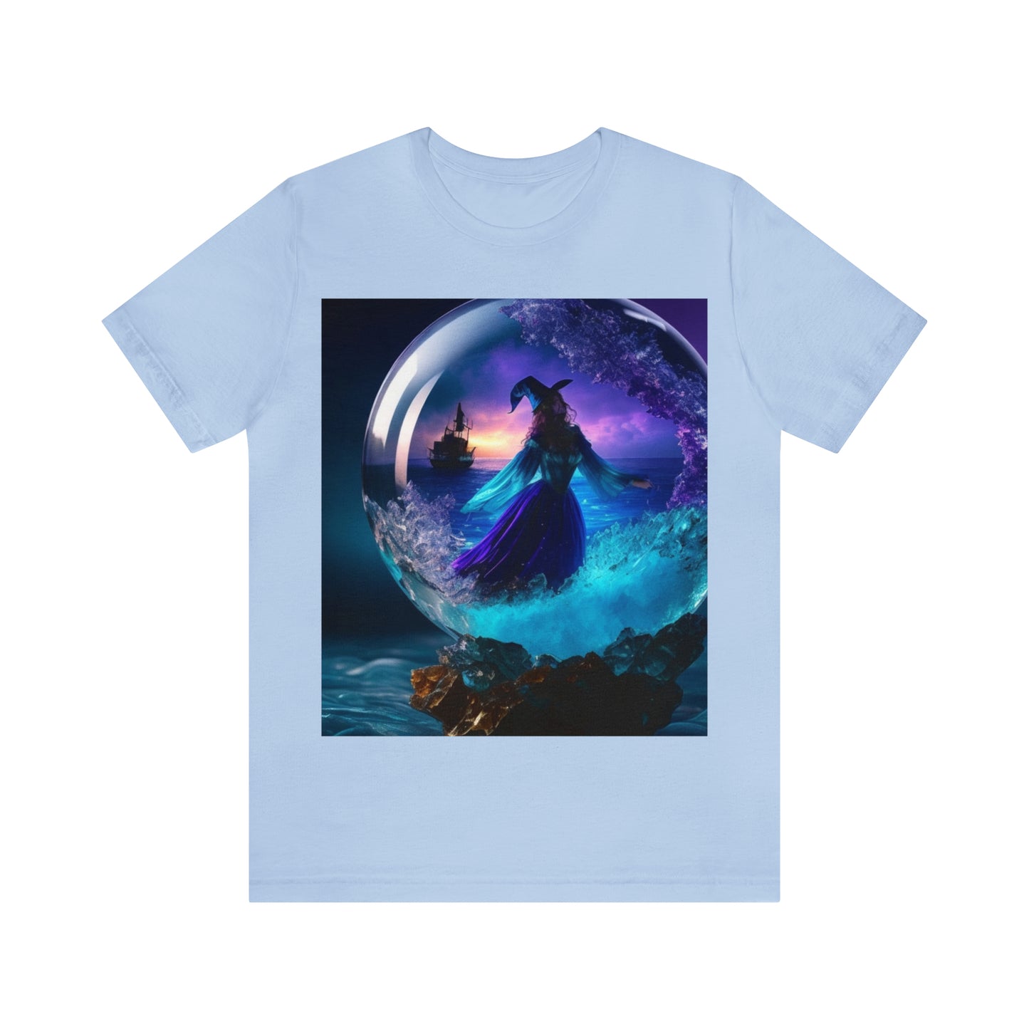 Camiseta de manga corta unisex Jersey - Halloween Witch AI - 01