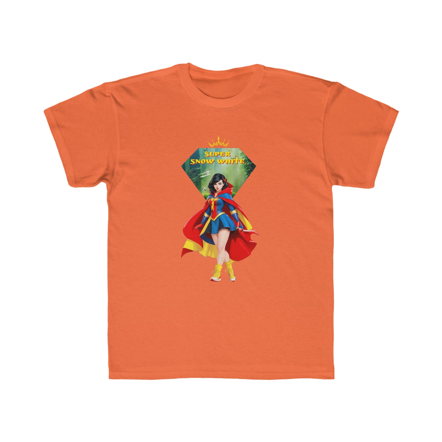 Camiseta de corte regular para niños - Princesas Heroína Blancanieves - 04