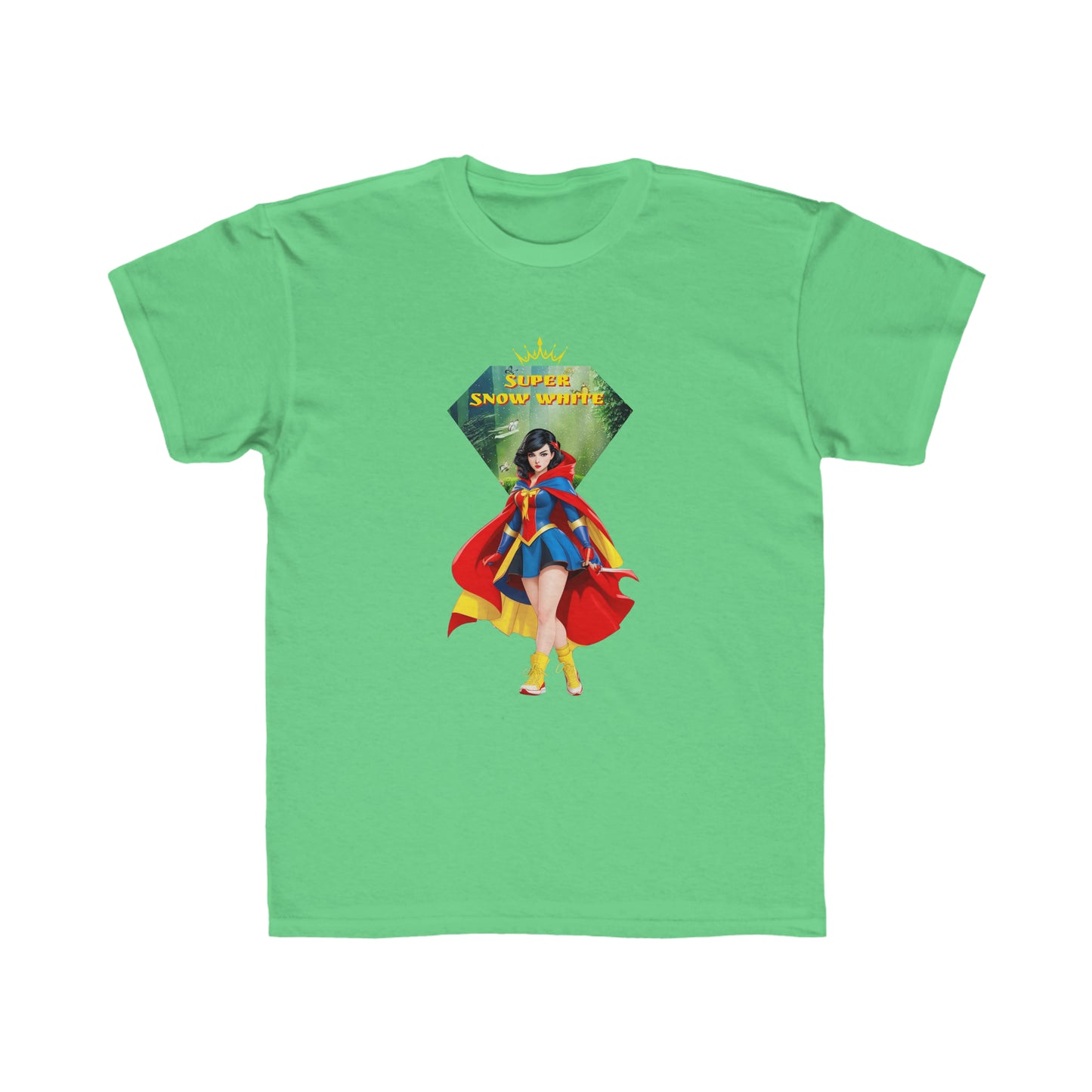 Camiseta de corte regular para niños - Princesas Heroína Blancanieves - 04