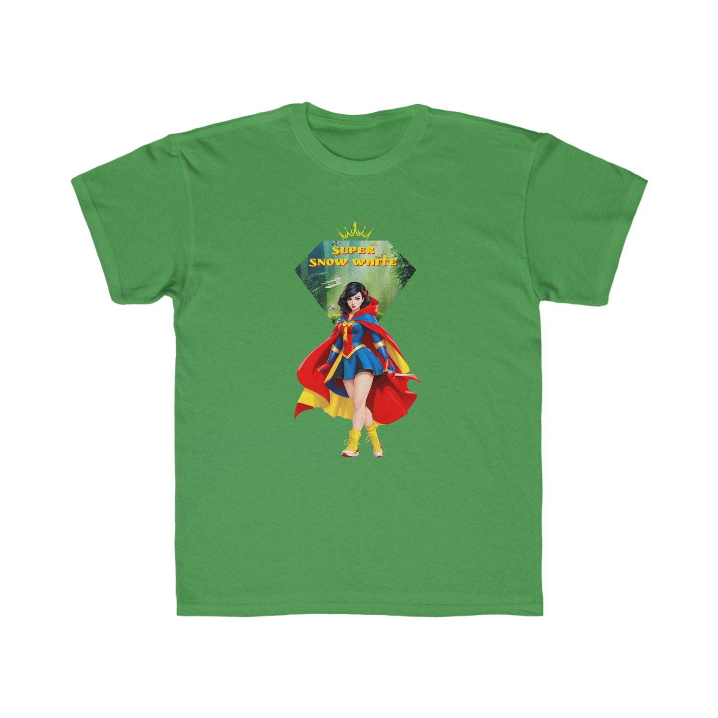 Camiseta de corte regular para niños - Princesas Heroína Blancanieves - 04