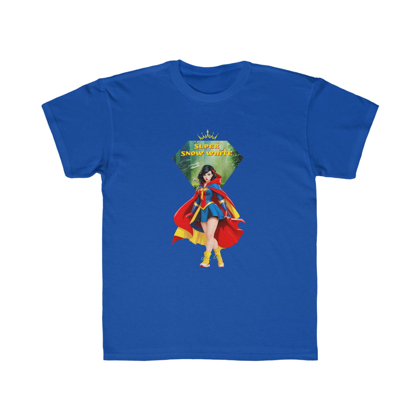Camiseta de corte regular para niños - Princesas Heroína Blancanieves - 04