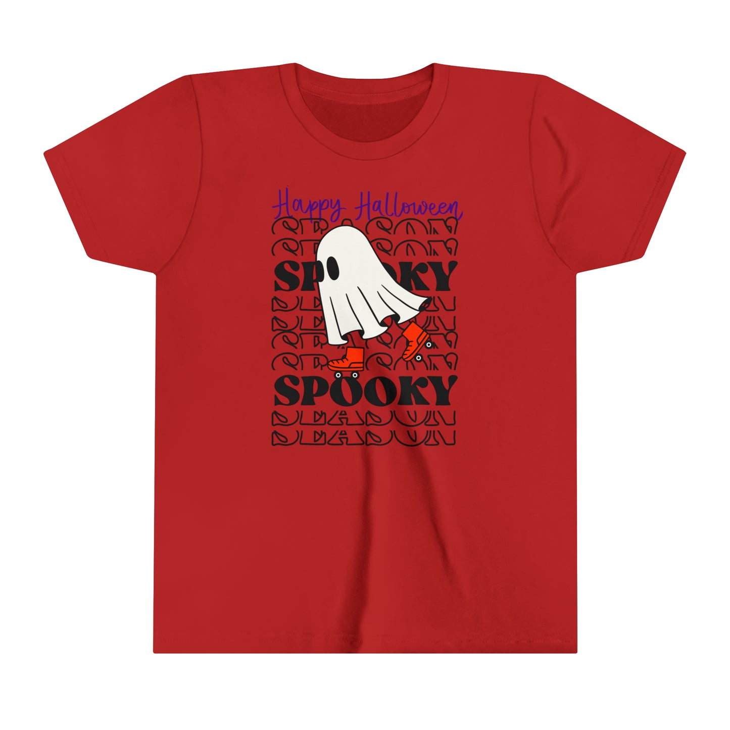 T-shirt à manches courtes pour jeunes - Halloween - Petit Fantôme - 10