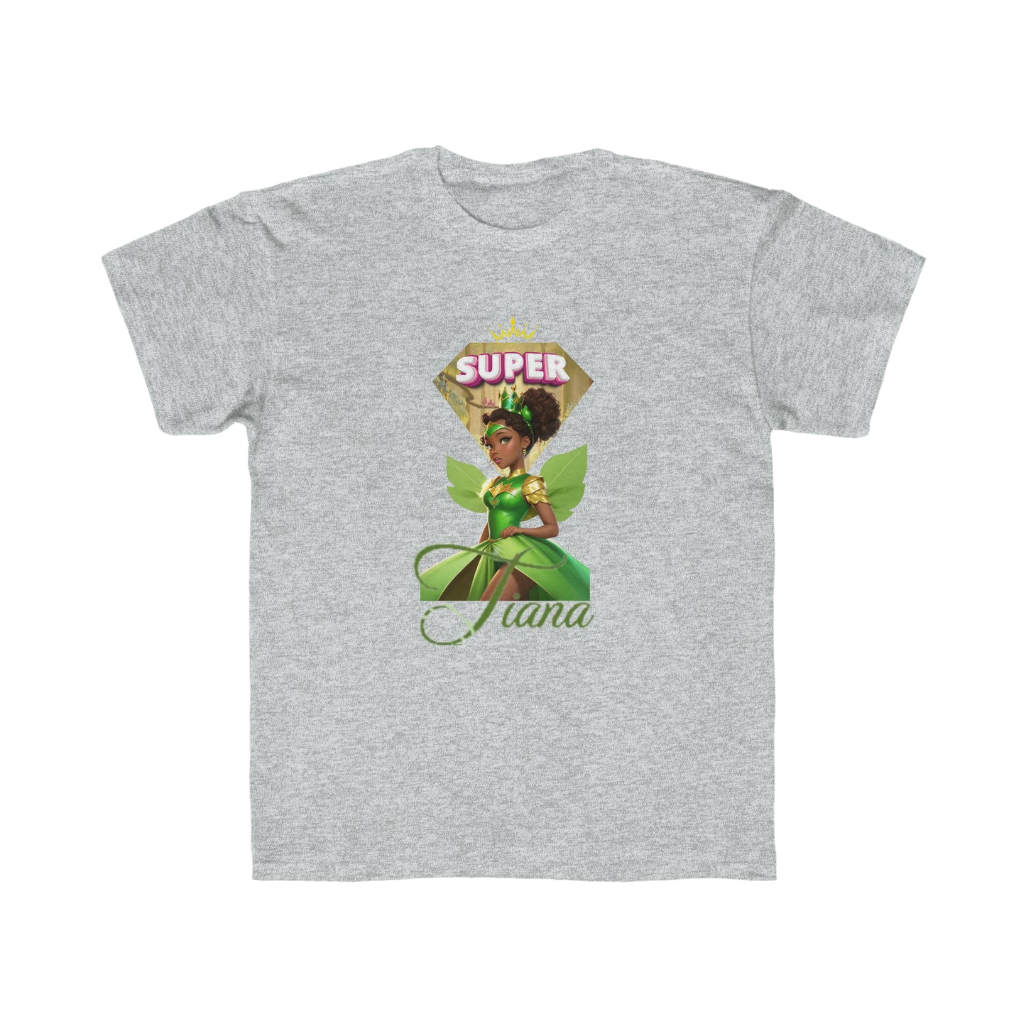 Camiseta de corte regular para niños - Princesas Heroína Tiana
