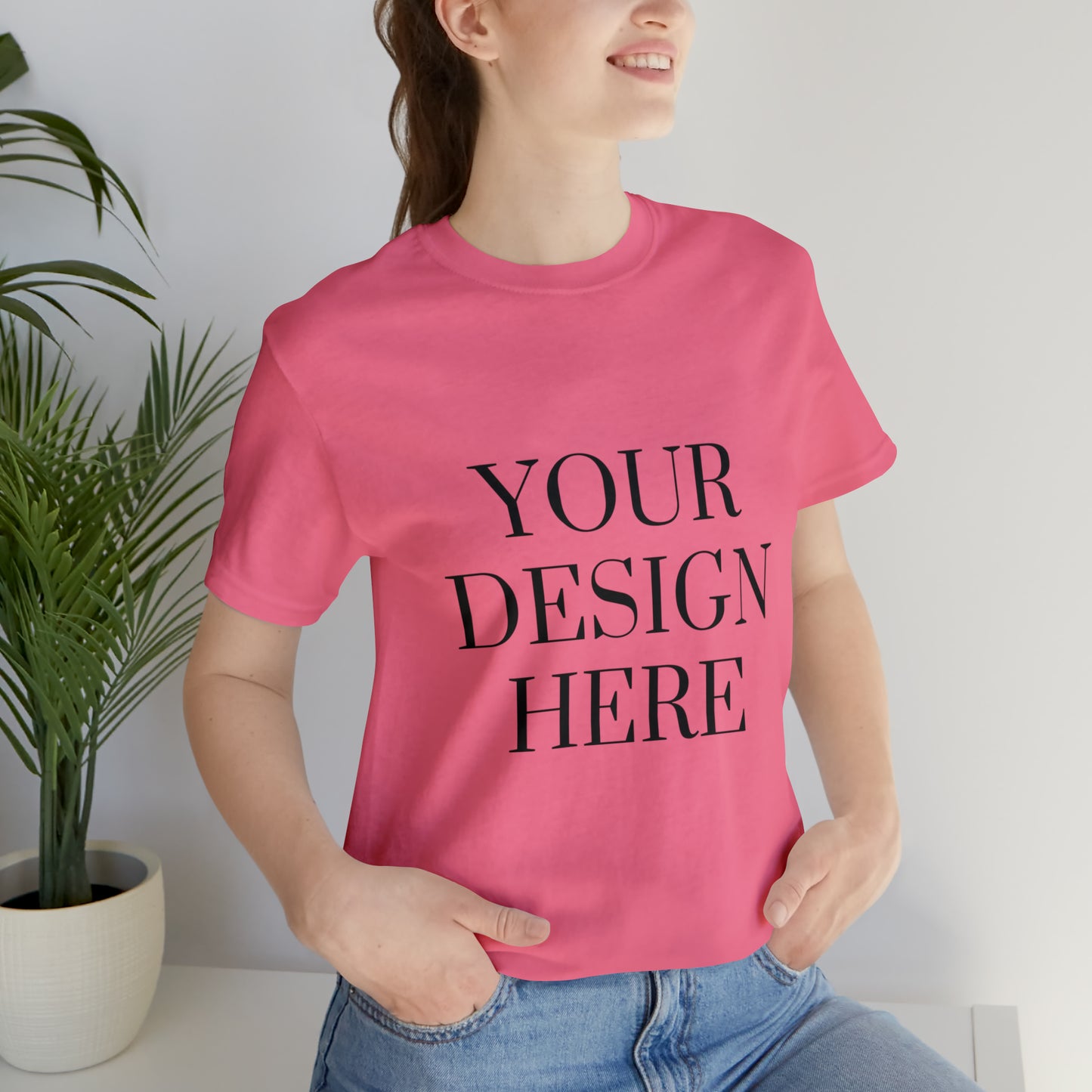 Camiseta de manga corta unisex Jersey - Personalizada - Tu diseño aquí - 01