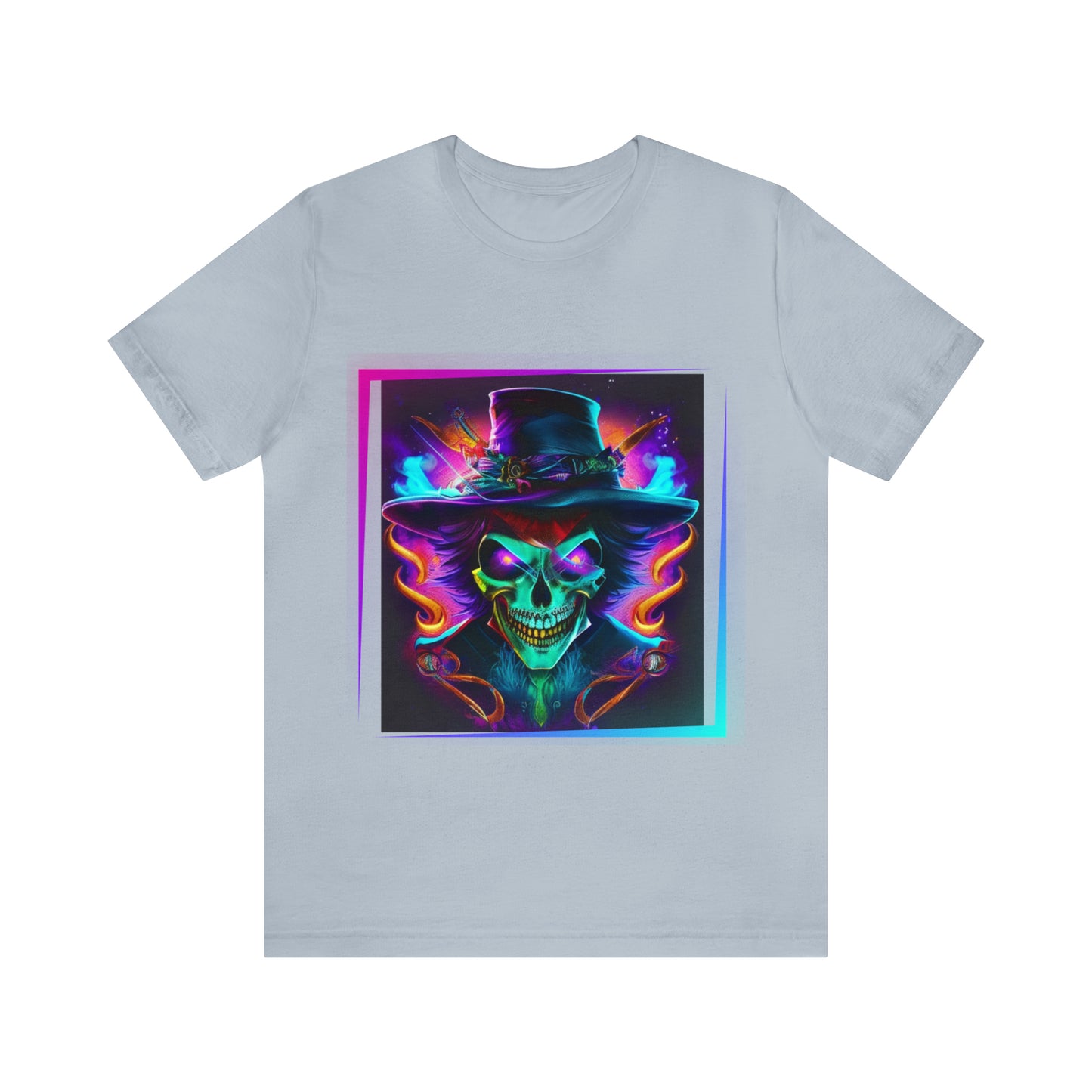 Camiseta de manga corta unisex Jersey - Calaveras de brujas de Halloween - 01