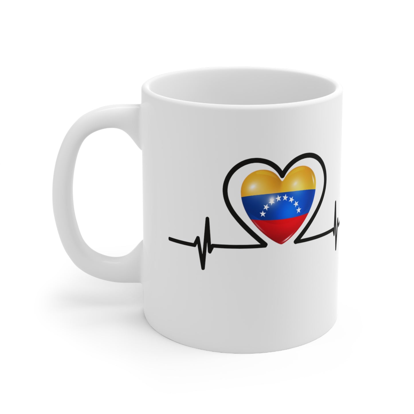 Ceramic Mug 11 oz - Venezuela's flag