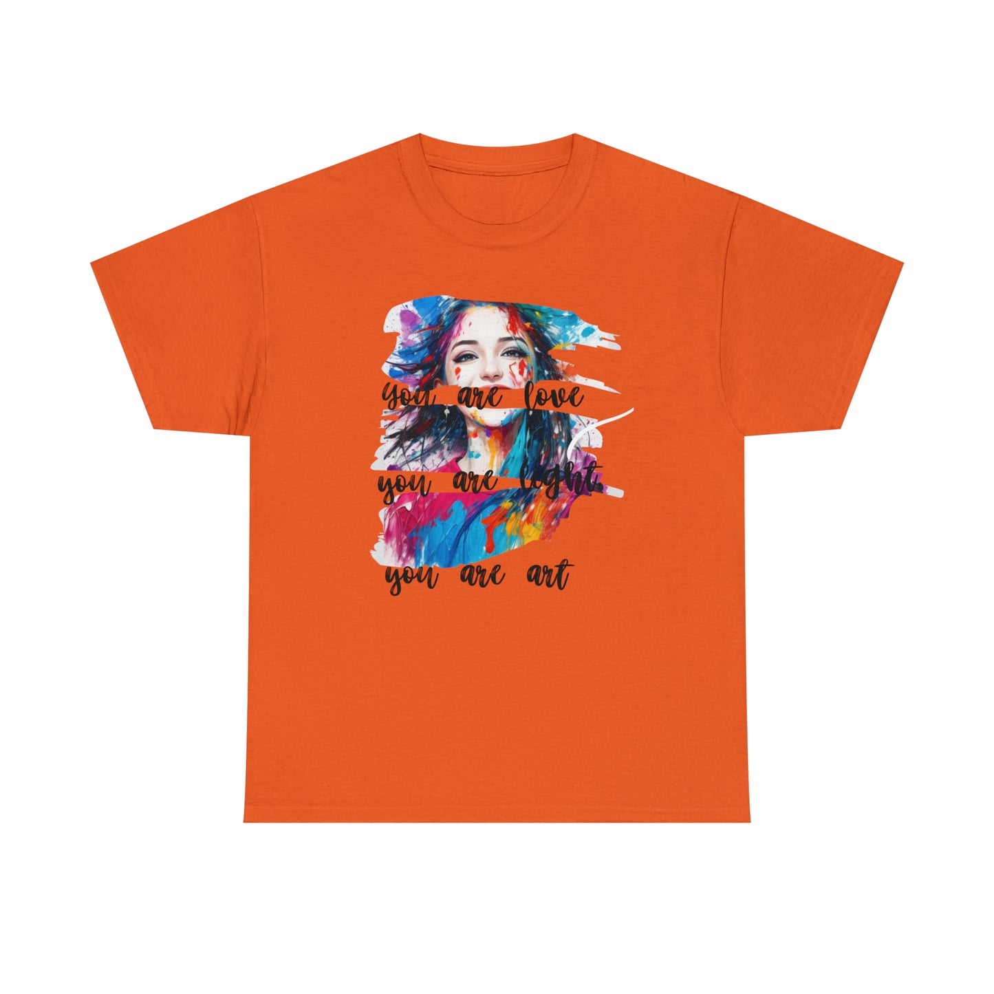 Camiseta unisex de algodón pesado - Amor y libertad - 03