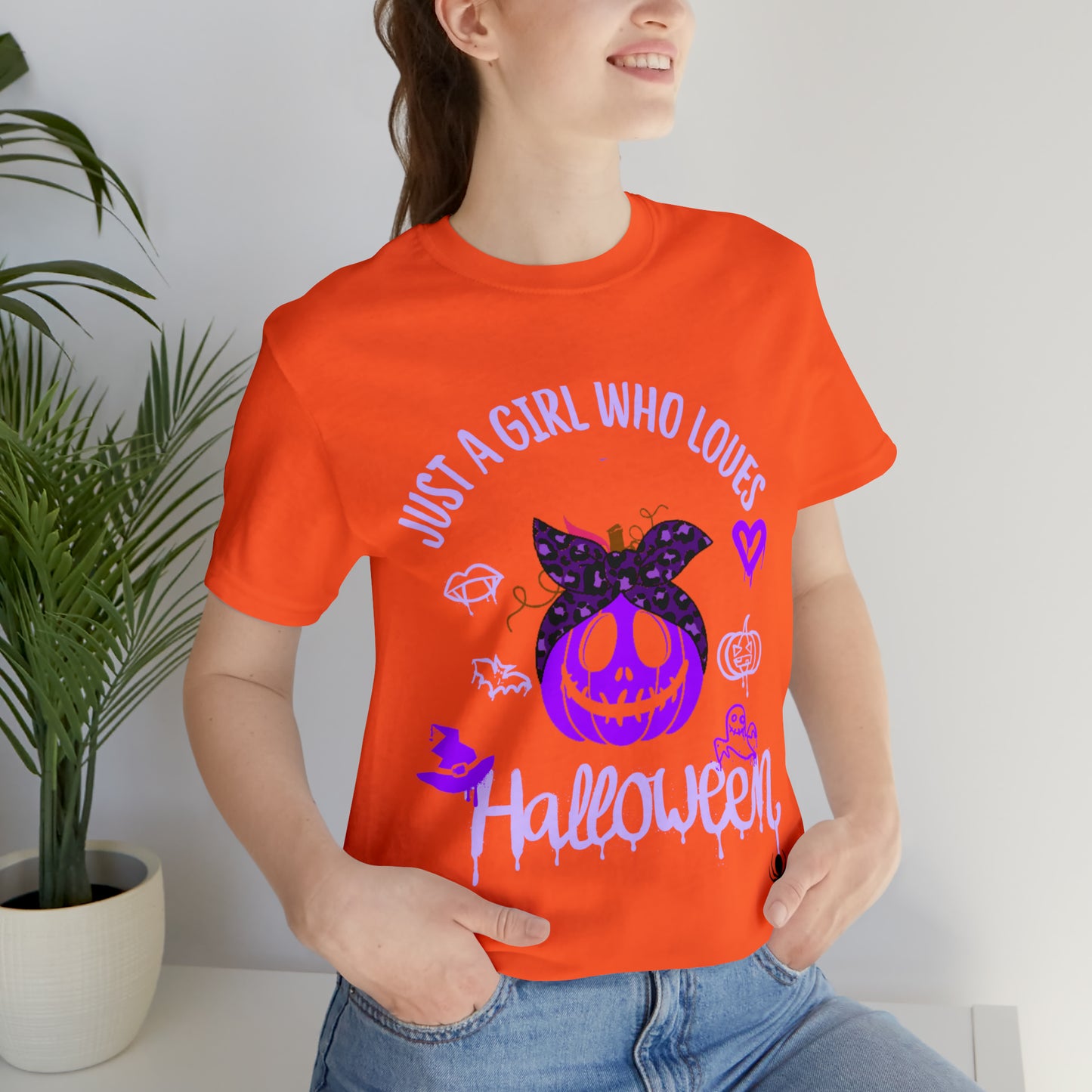 Camiseta de manga corta Unisex Jersey - Halloween - Sólo una niña - 02