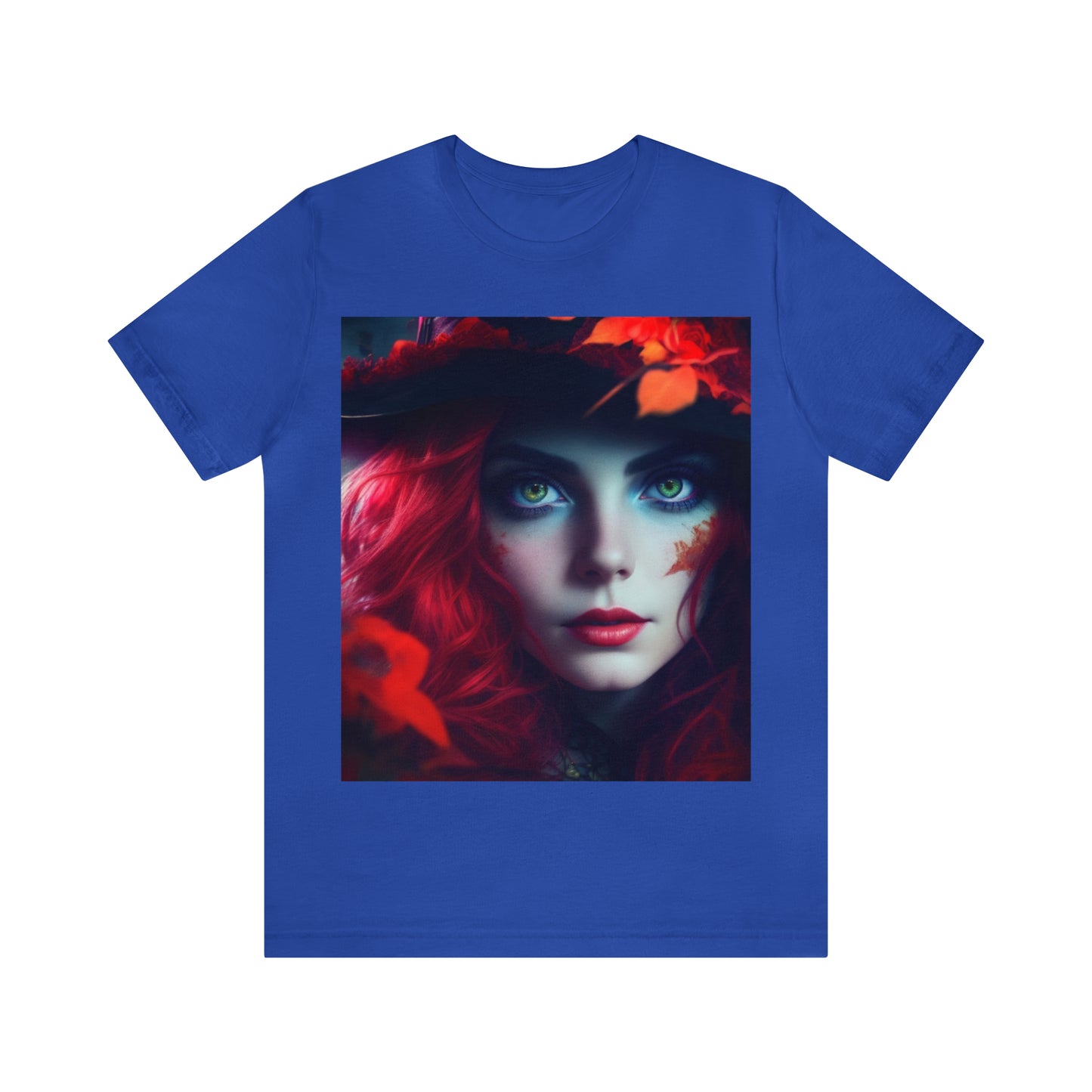 Camiseta de manga corta unisex Jersey - Halloween Witch AI - 04