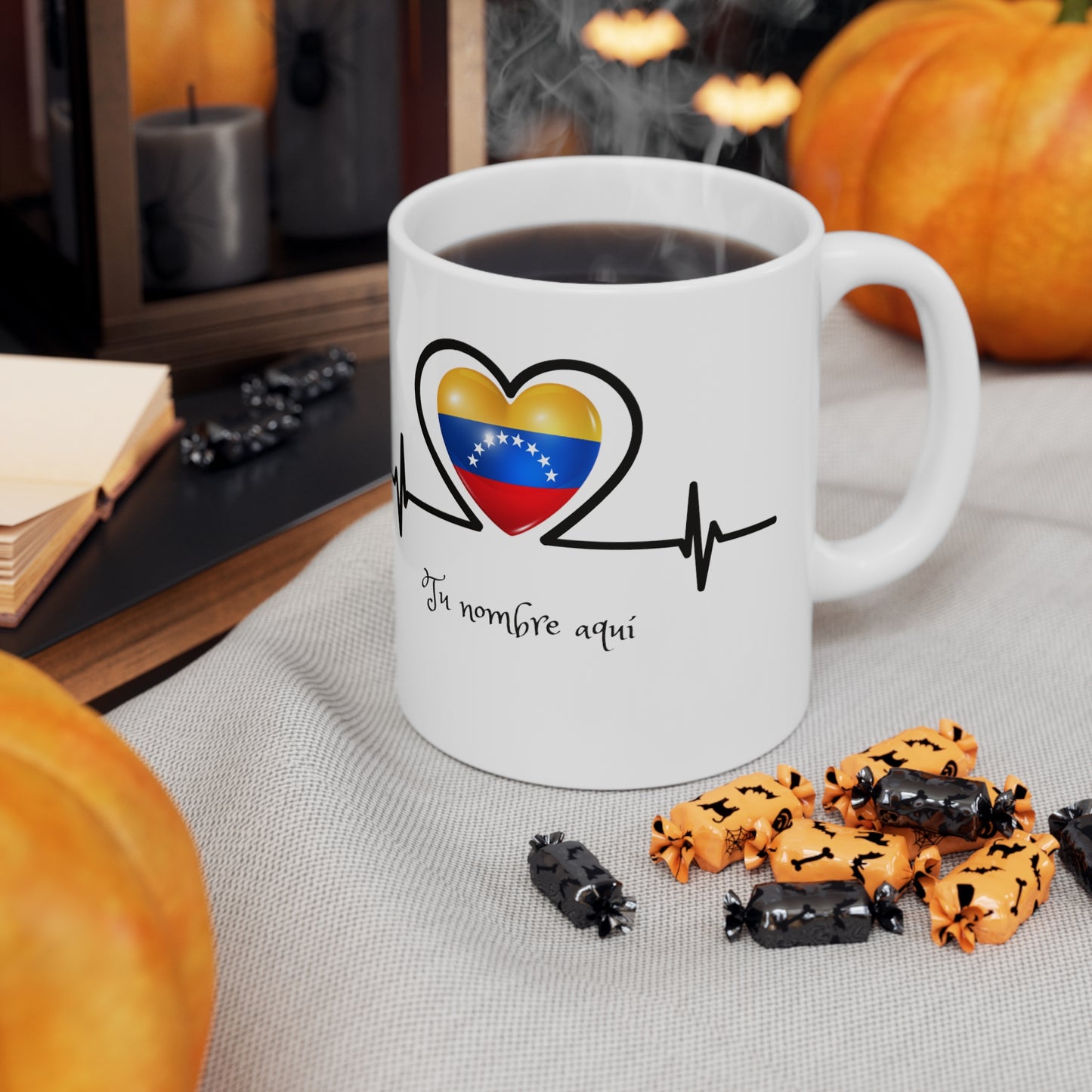Taza de Cerámica 11 oz - Personalizada - Bandera de Venezuela