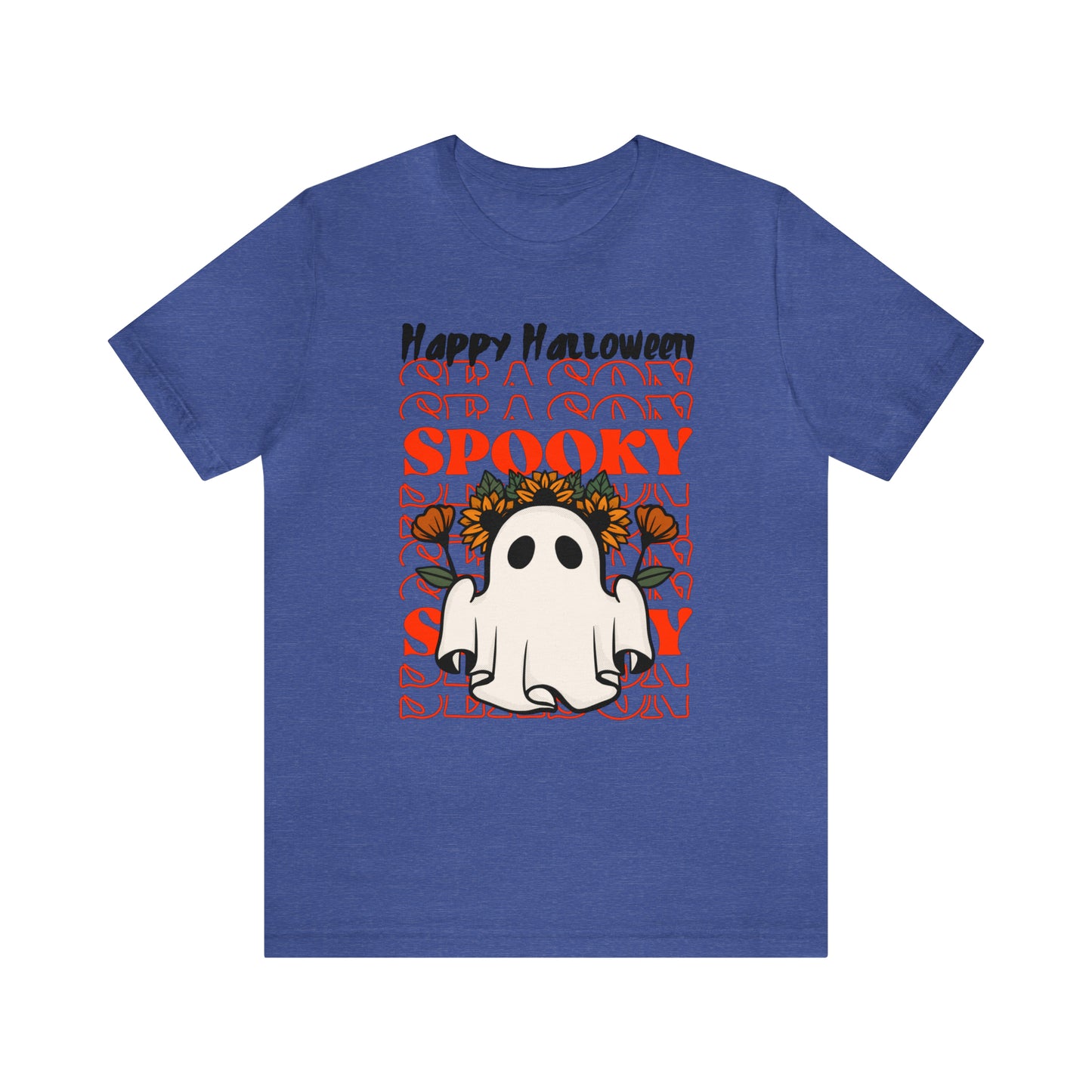 Unisex Jersey Short Sleeve Tee - Halloween - Little Ghost - 11