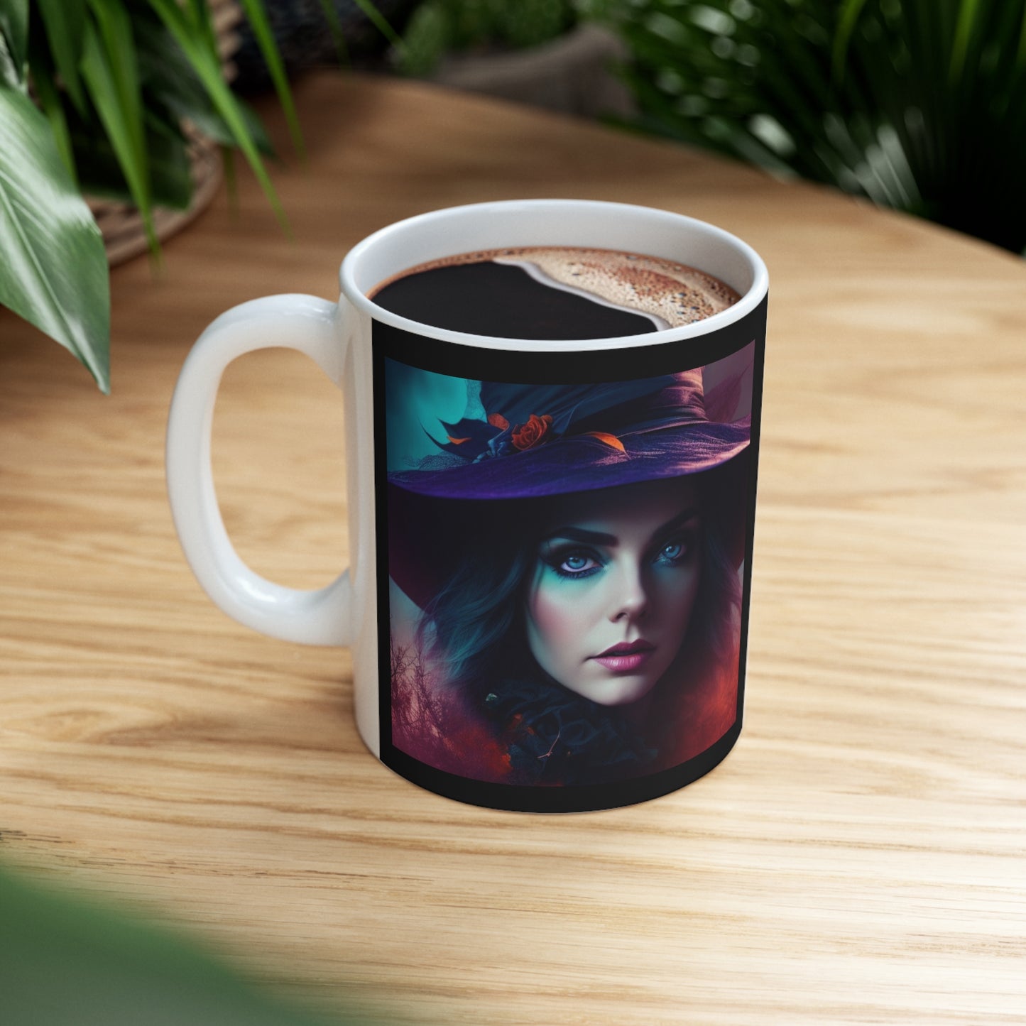 Taza de Cerámica 11oz - Bruja de Halloween AI - 08