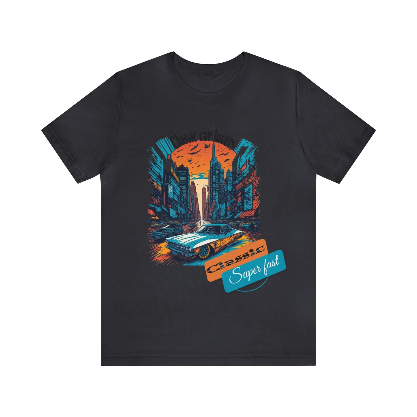 Camiseta Jersey Manga Corta - Coche Clásico - 01