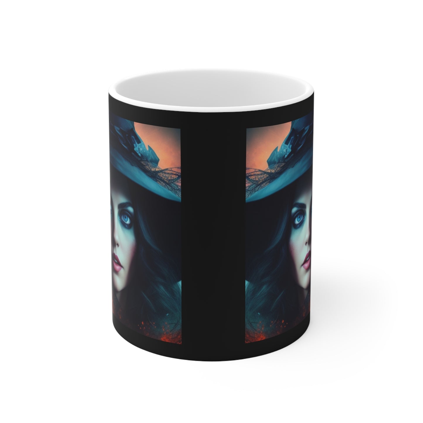 Taza de Cerámica 11oz - Bruja de Halloween AI - 07