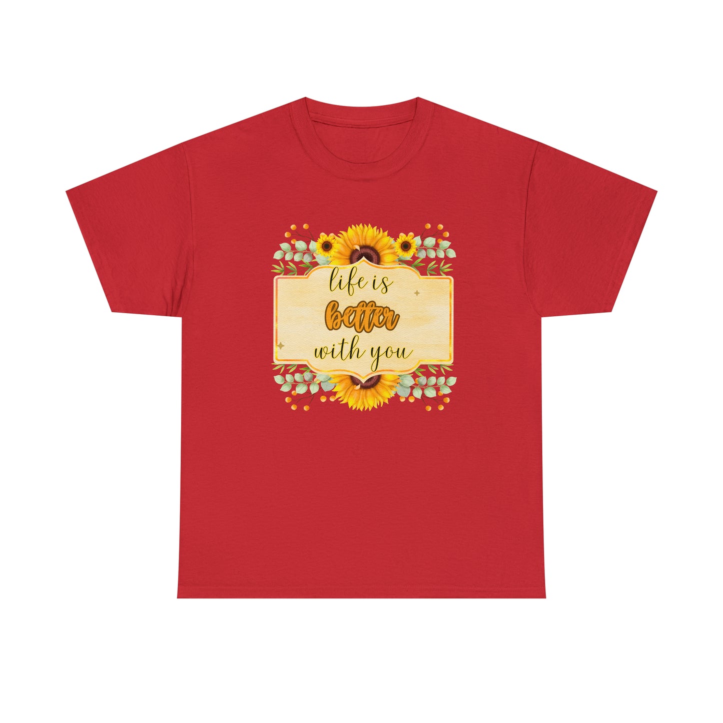 Camiseta unisex de algodón pesado - Amor y libertad - 08