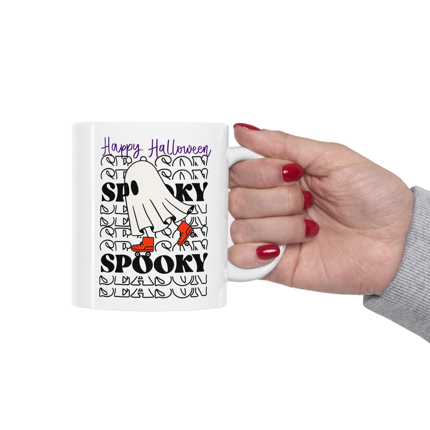 Mug en céramique 11oz - Halloween - Petit Fantôme - 10