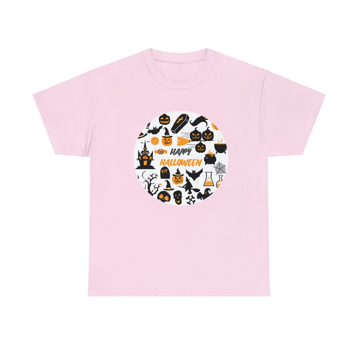 Tee-shirt unisexe en coton lourd - Joyeux Halloween