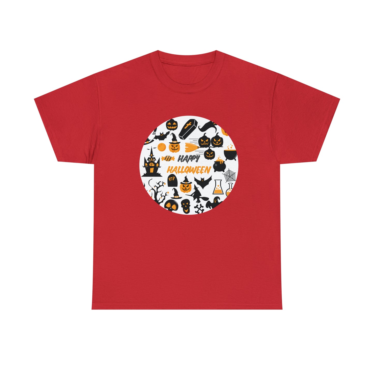 Tee-shirt unisexe en coton lourd - Joyeux Halloween