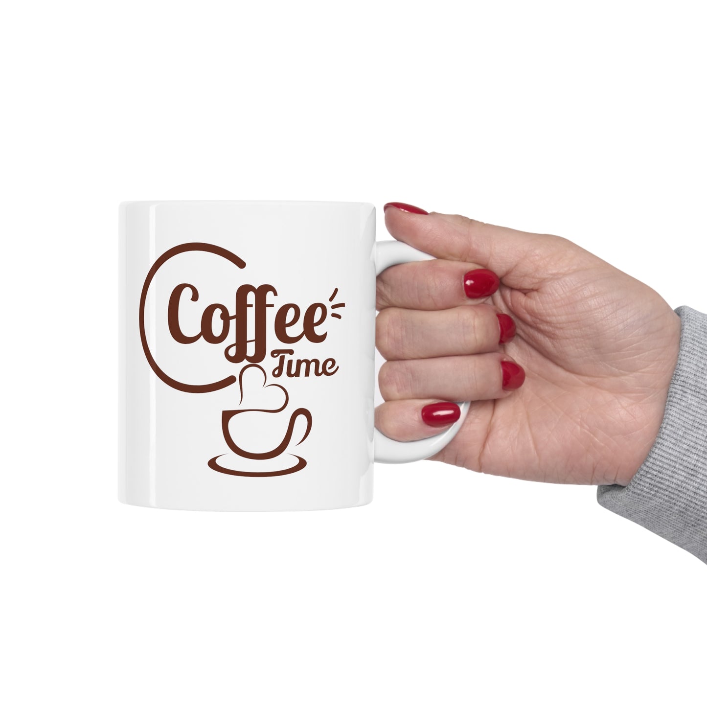 Ceramic Mug 11oz - Coffee time