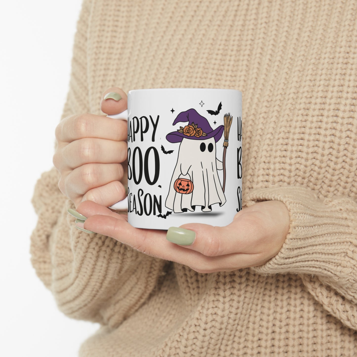 Taza de Cerámica 11oz - Halloween - Pequeño Fantasma - 21