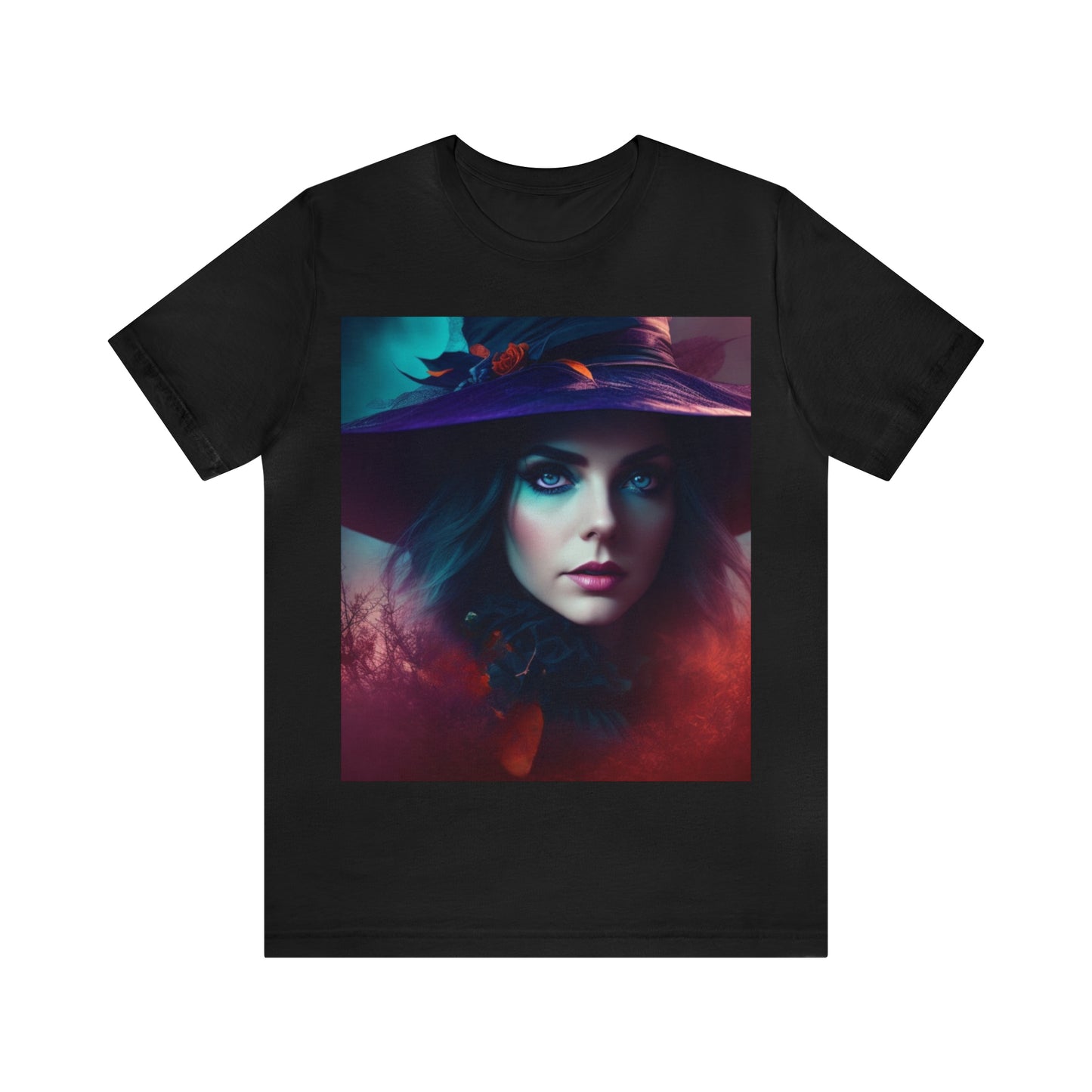 Camiseta de manga corta unisex Jersey - Halloween Witch AI - 08