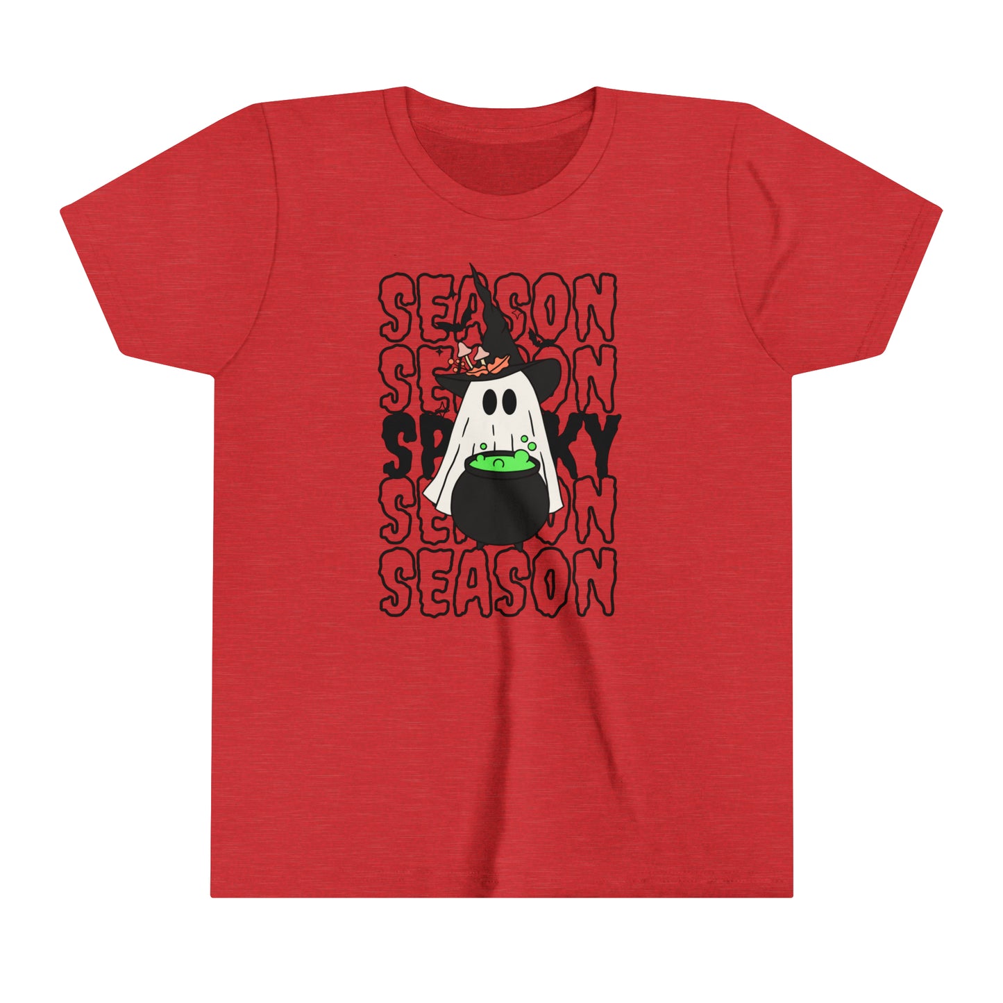 T-shirt à manches courtes pour jeunes - Halloween - Petit Fantôme - 14