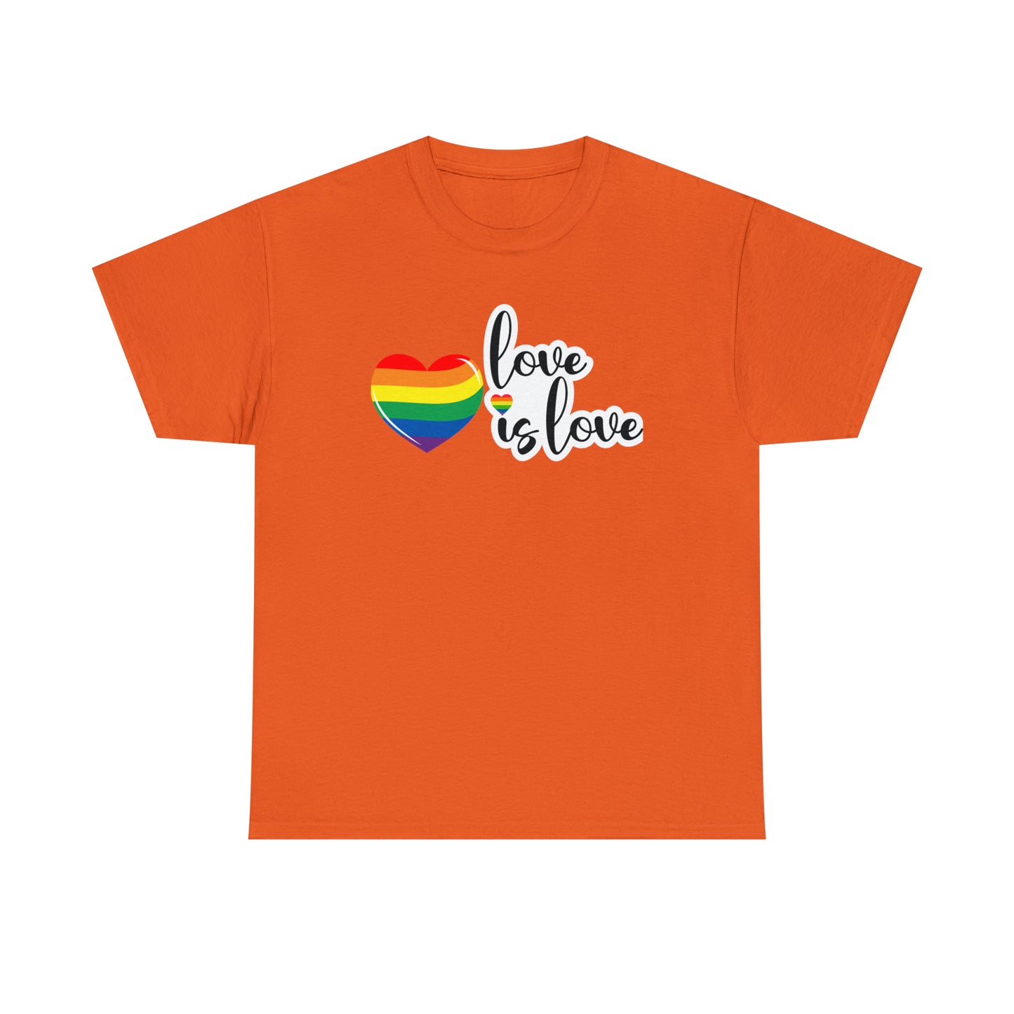 Camiseta unisex de algodón pesado - Love is Love - 02