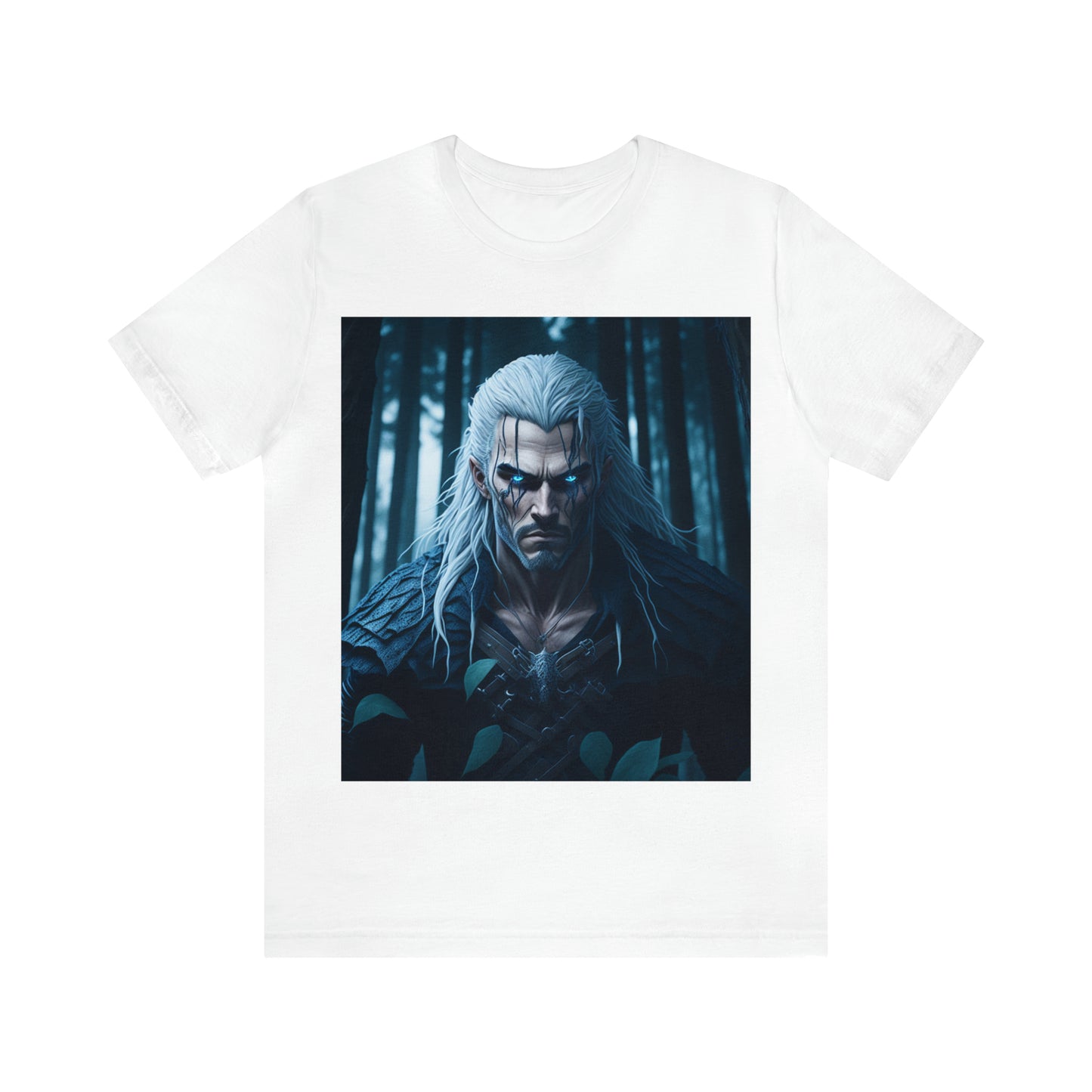 Camiseta de manga corta Unisex Jersey - Halloween Witch man AI - 02