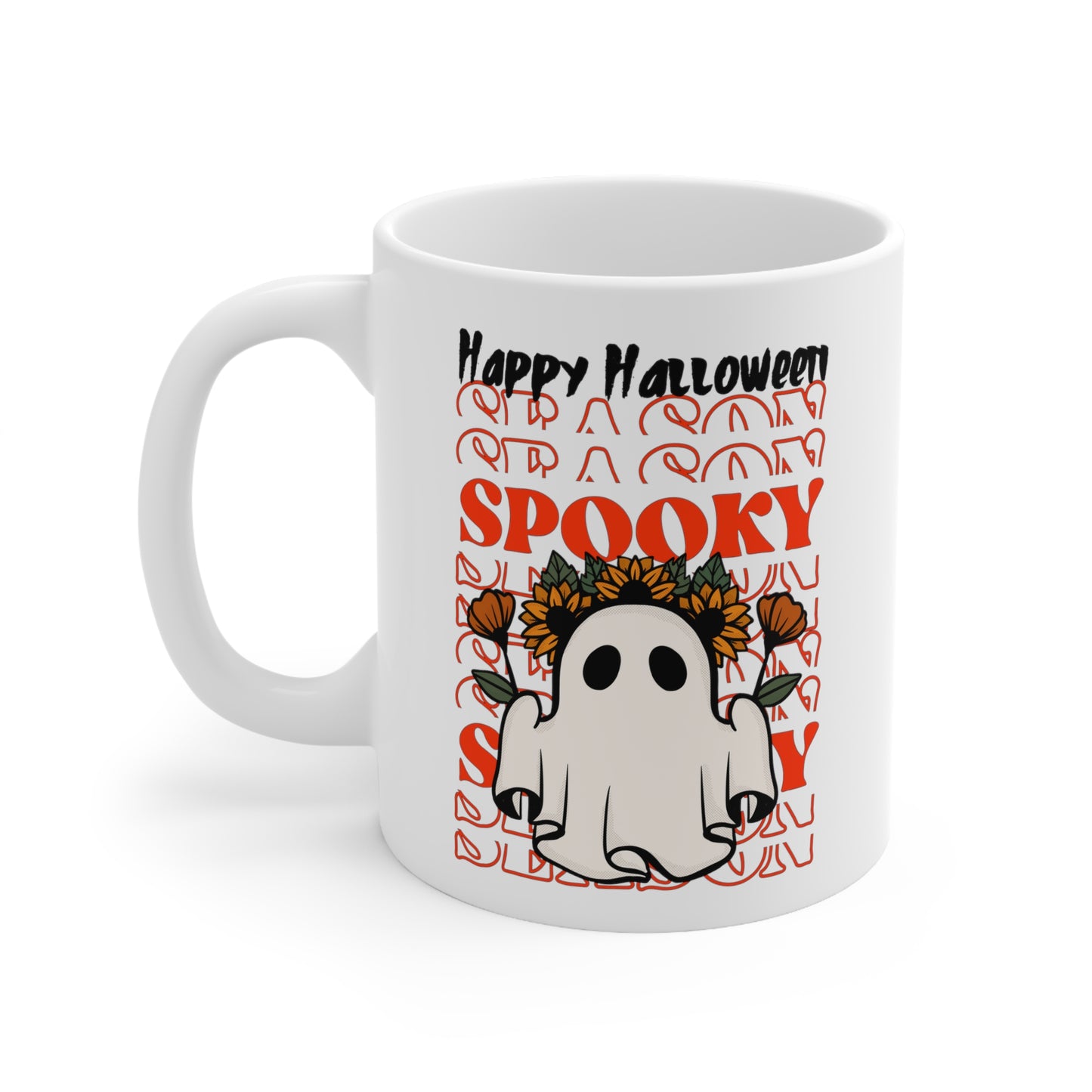 Taza de Cerámica 11oz - Halloween - Pequeño Fantasma - 11